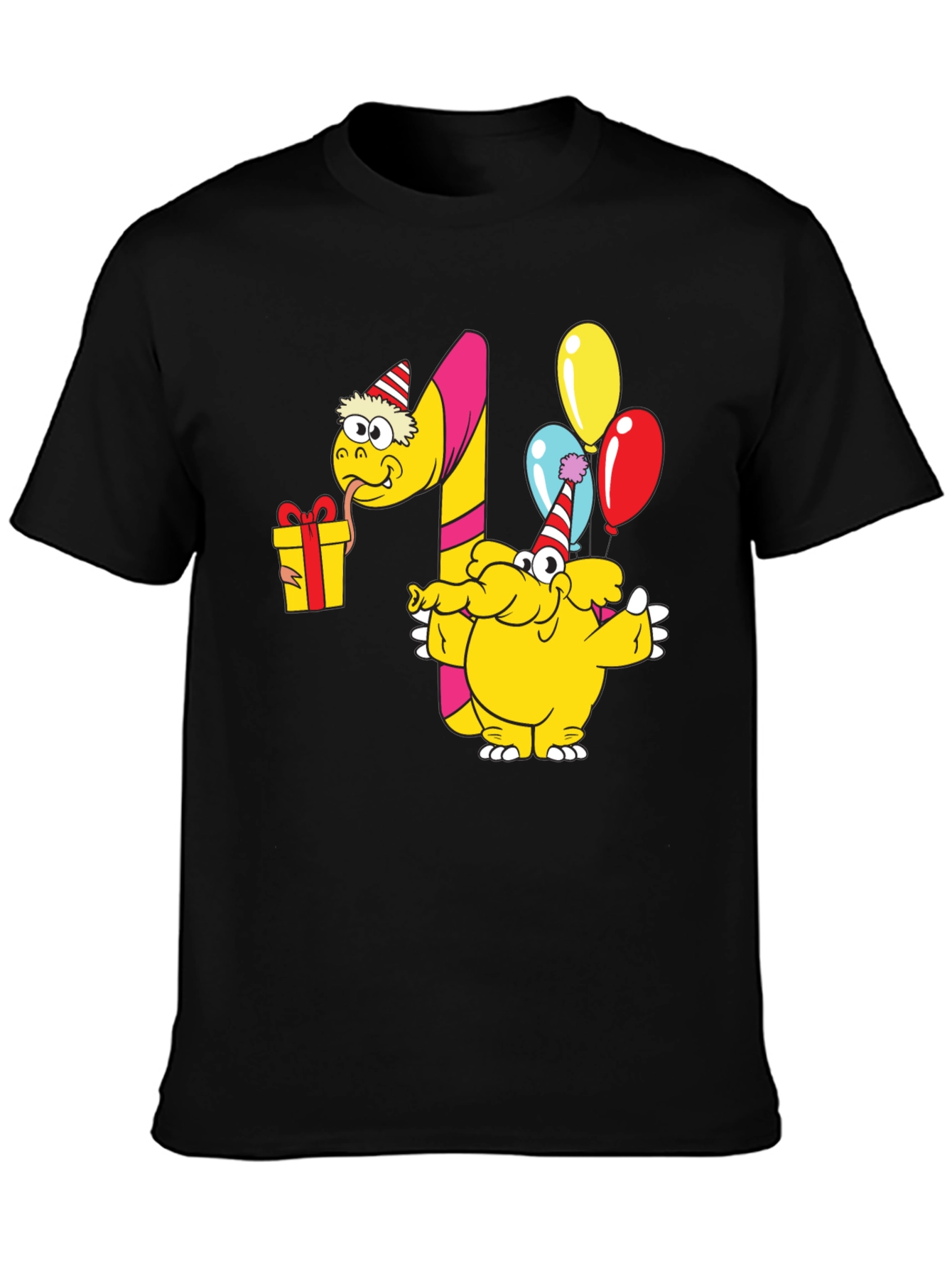 Fun Cartoon First Birthday T-Shirt