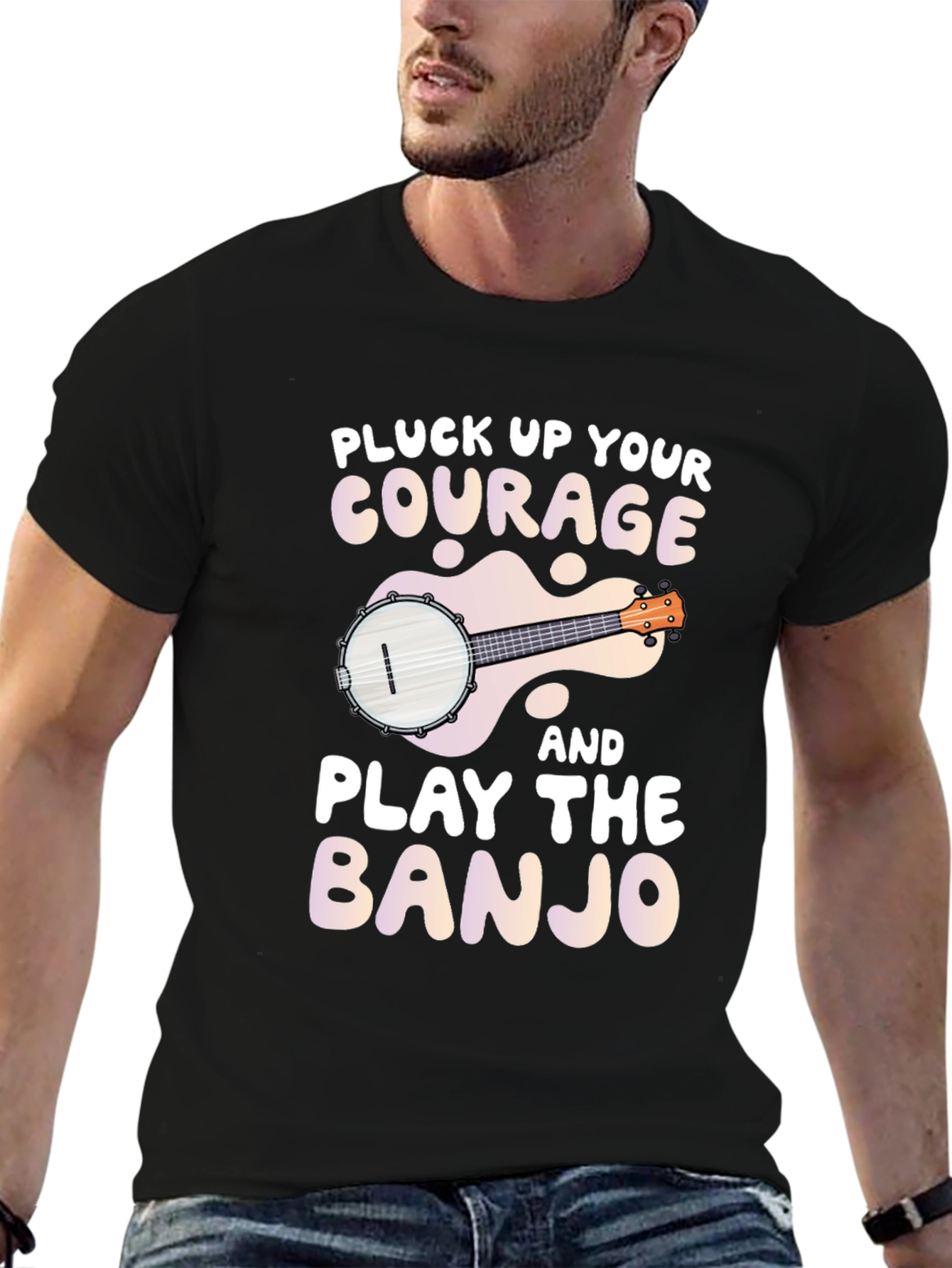 Pluck Up Your Courage Banjo Graphic Tee