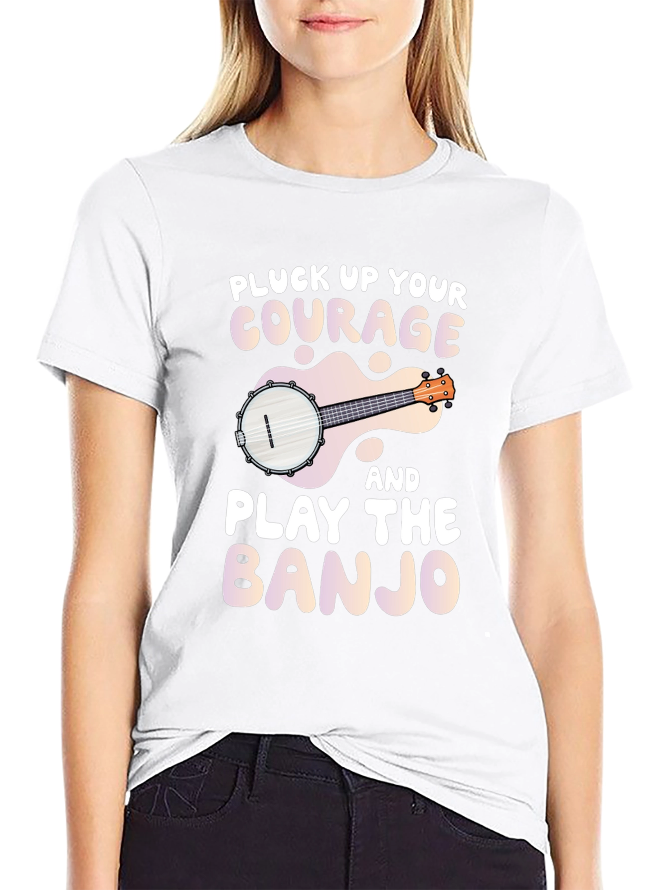 Pluck Up Your Courage Banjo Graphic Tee