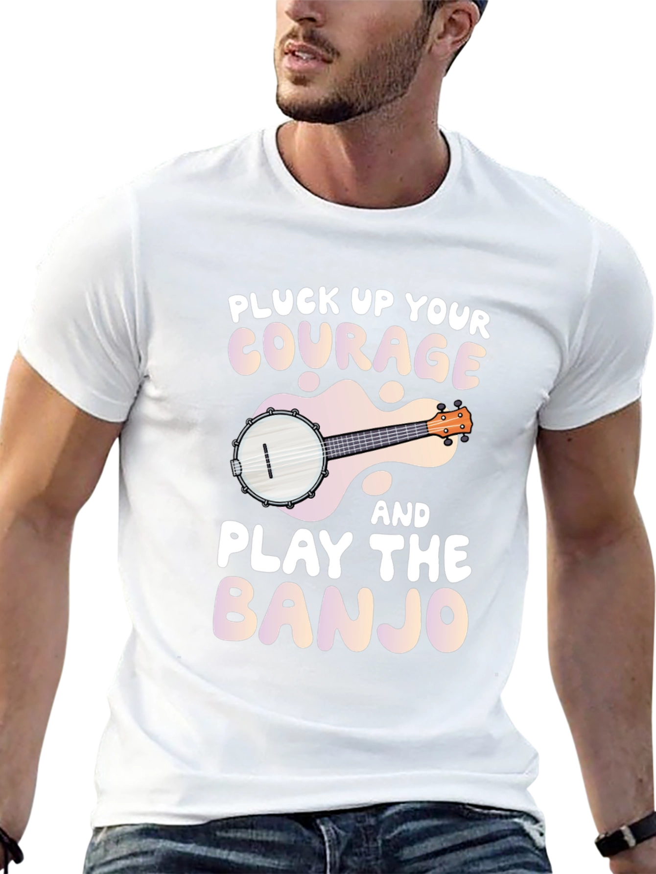 Pluck Up Your Courage Banjo Graphic Tee