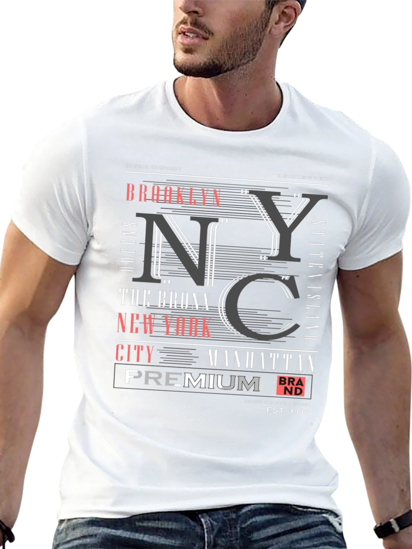 NYC Premium Graphic T-Shirt