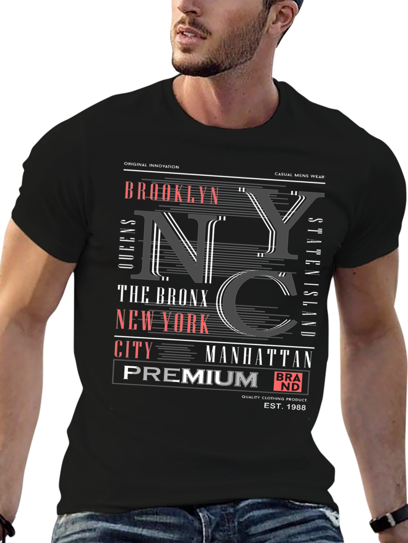 NYC Premium Graphic T-Shirt