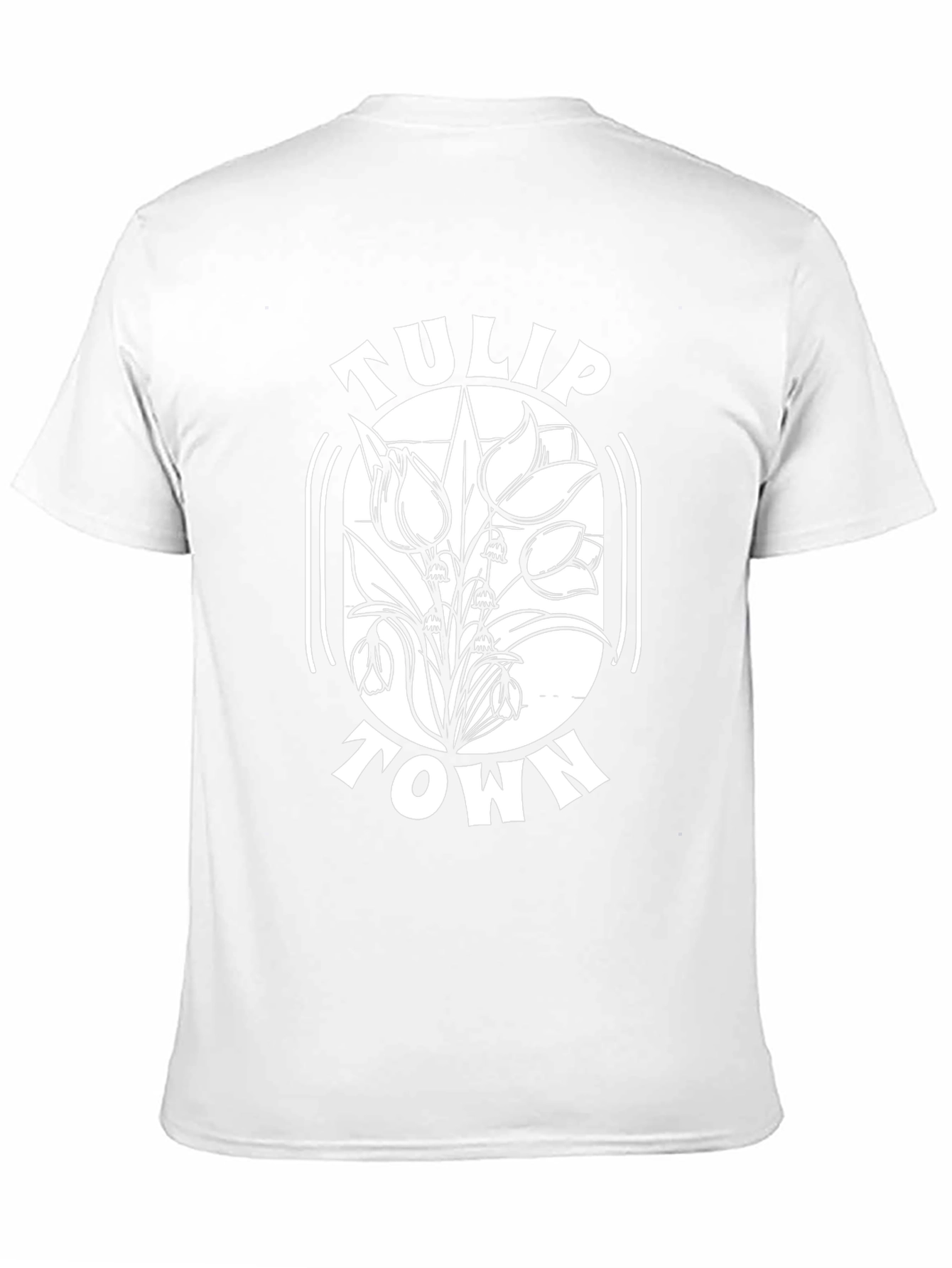 Tulip Town Black T-Shirt