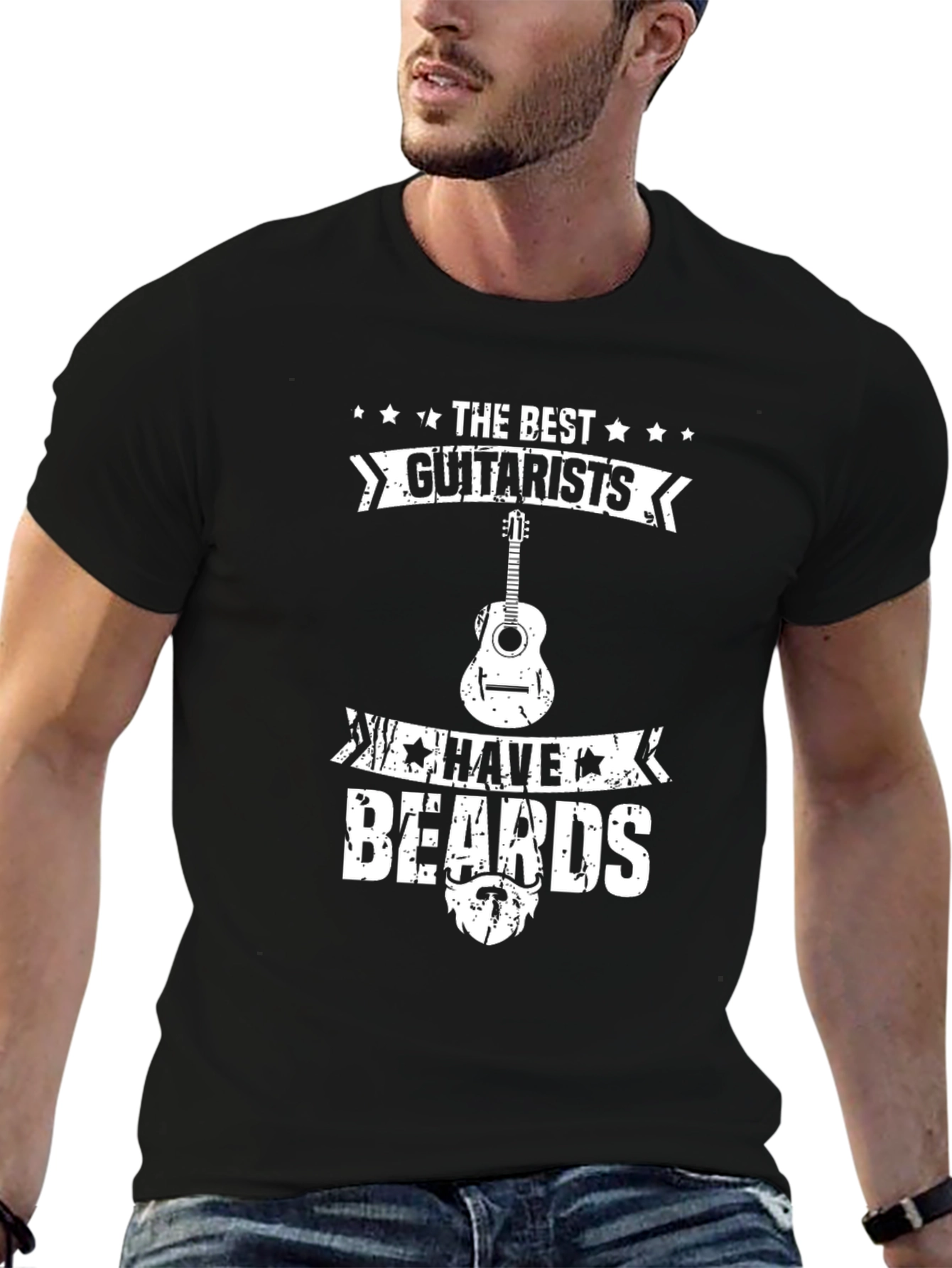 The Best Guitarists Have Beards Graphic Tee