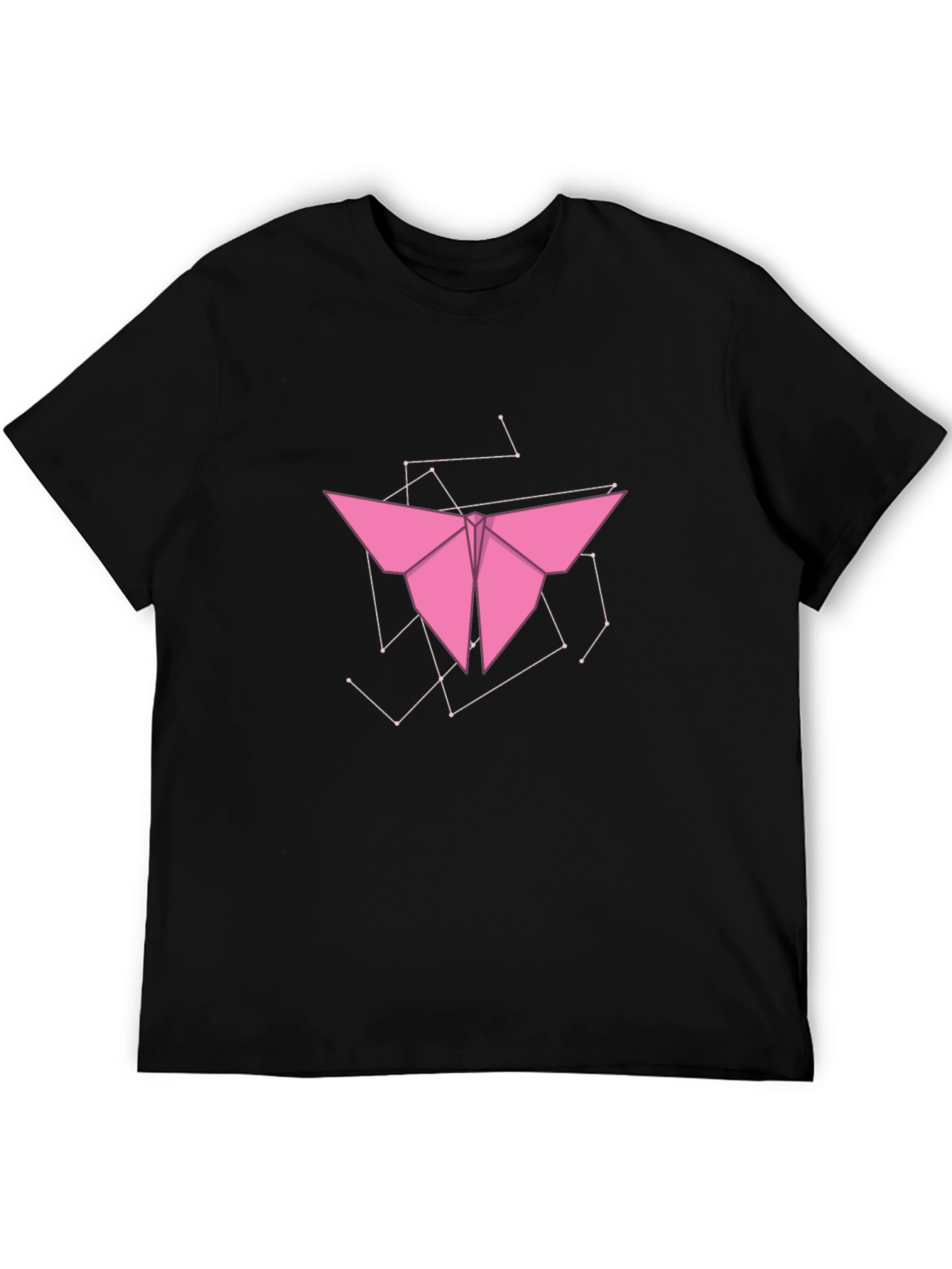 Geometric Butterfly T-Shirt - Modern Graphic Tee