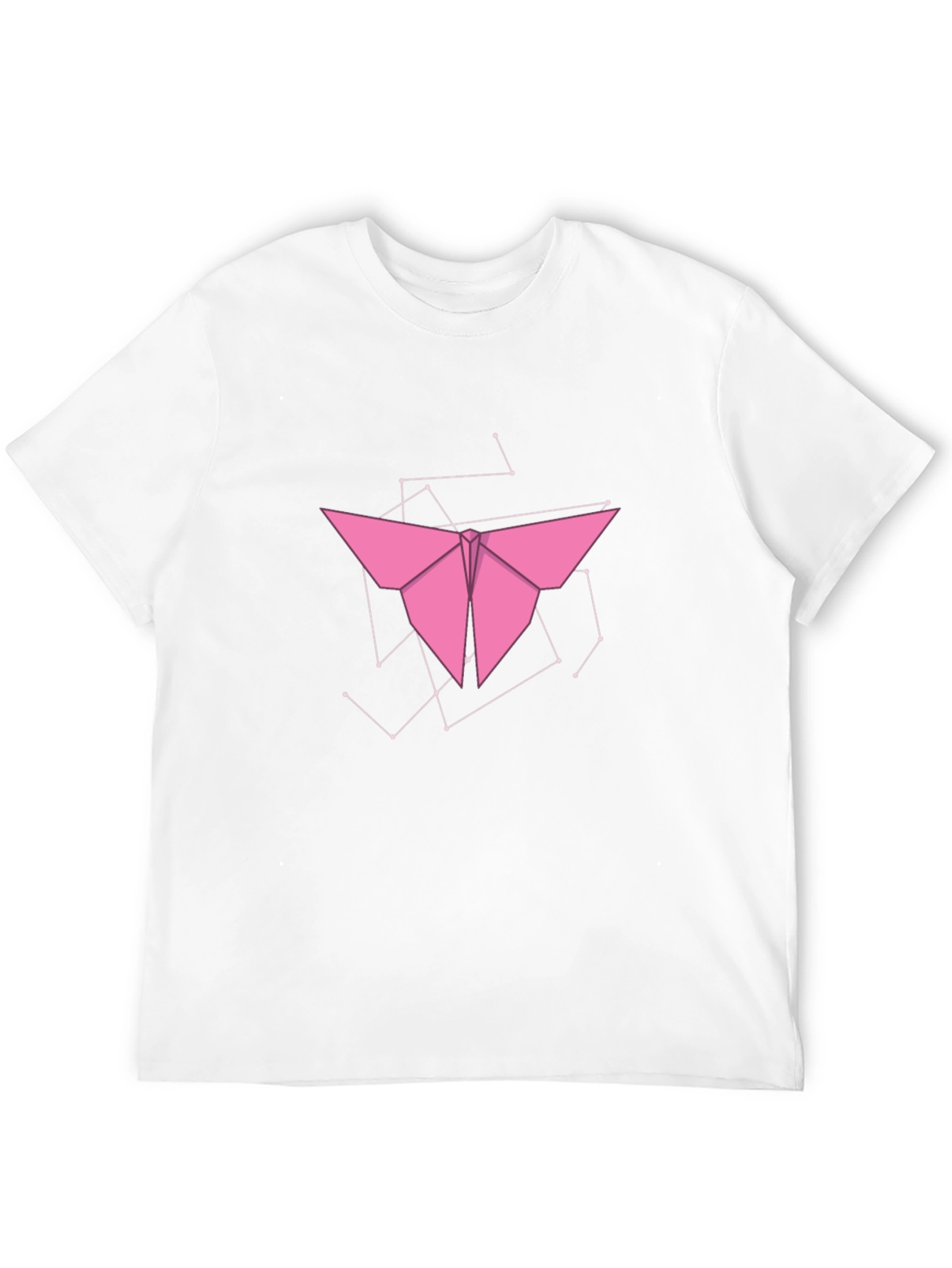 Geometric Butterfly T-Shirt - Modern Graphic Tee