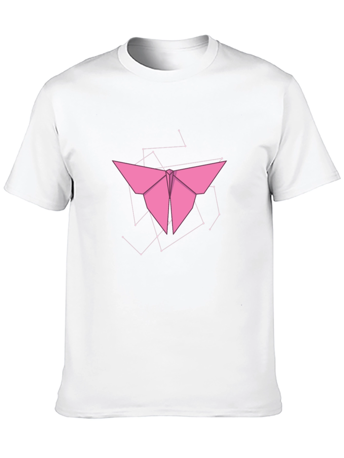 Geometric Butterfly T-Shirt - Modern Graphic Tee