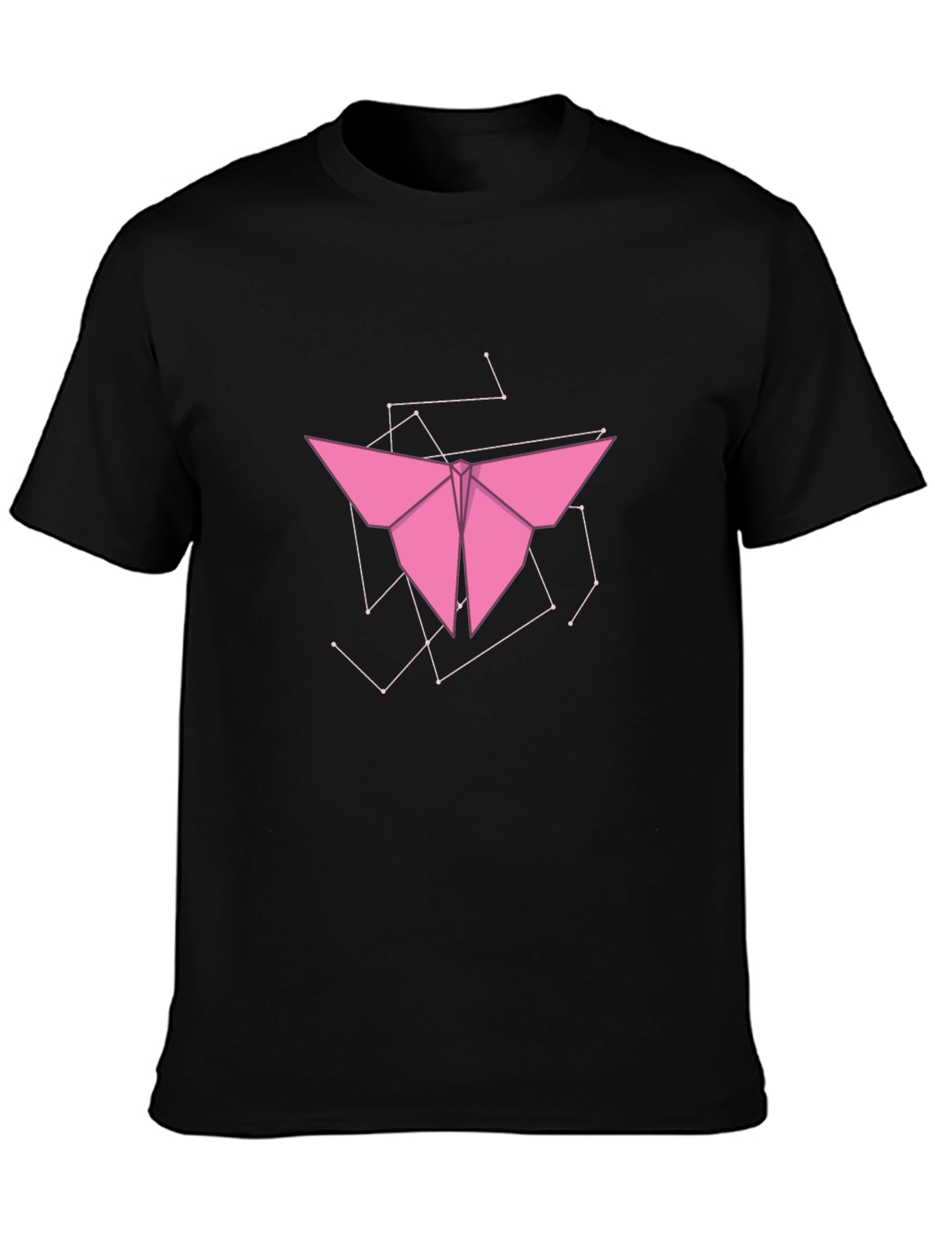 Geometric Butterfly T-Shirt - Modern Graphic Tee