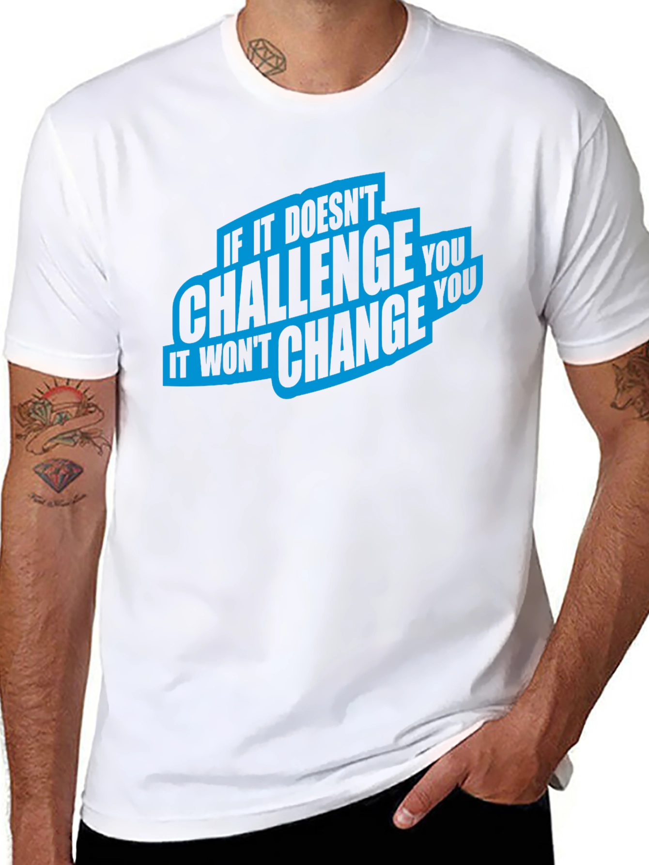Challenge Change T-Shirt - Motivational Graphic Tee