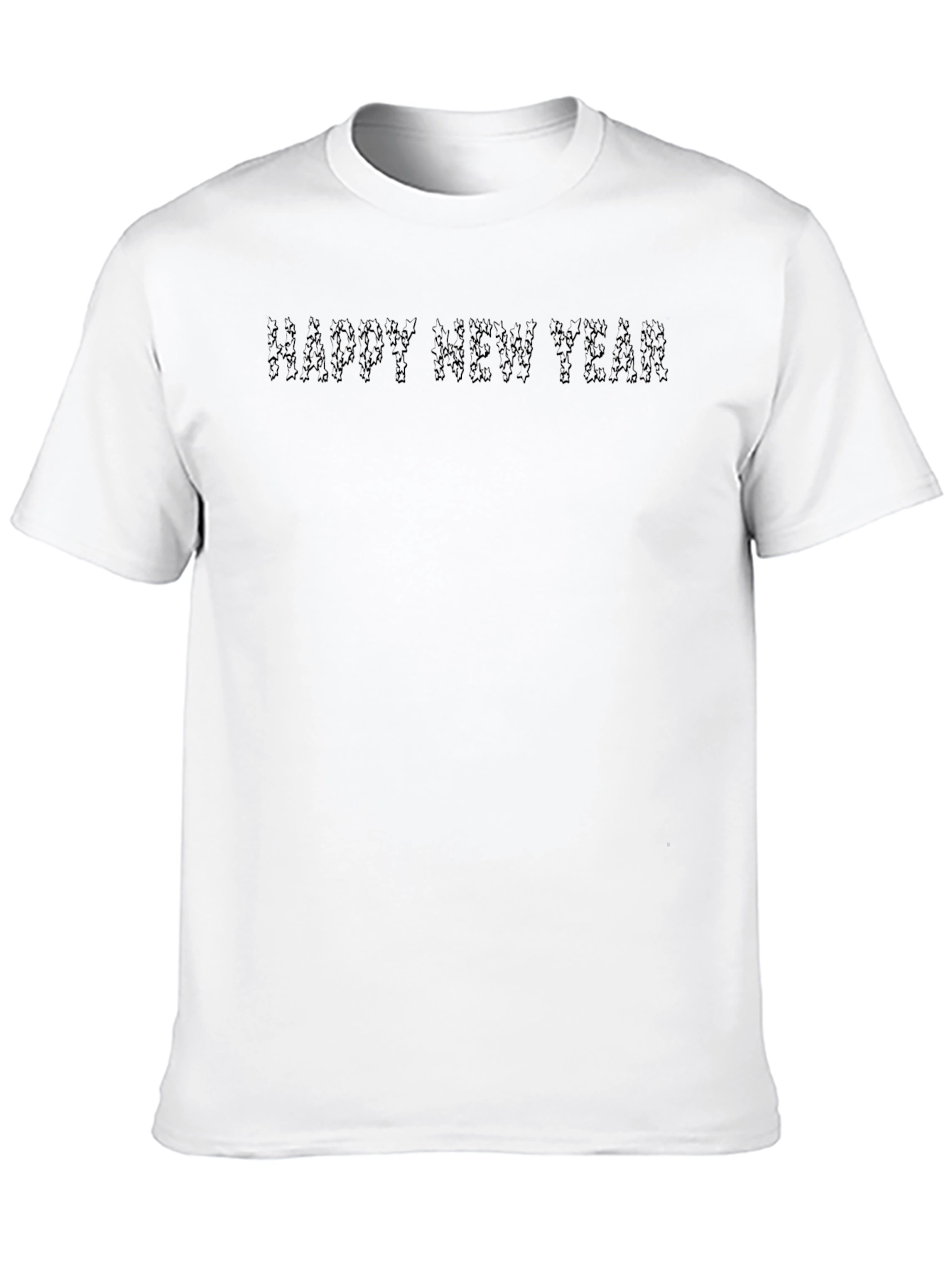 Happy New Year Black T-Shirt