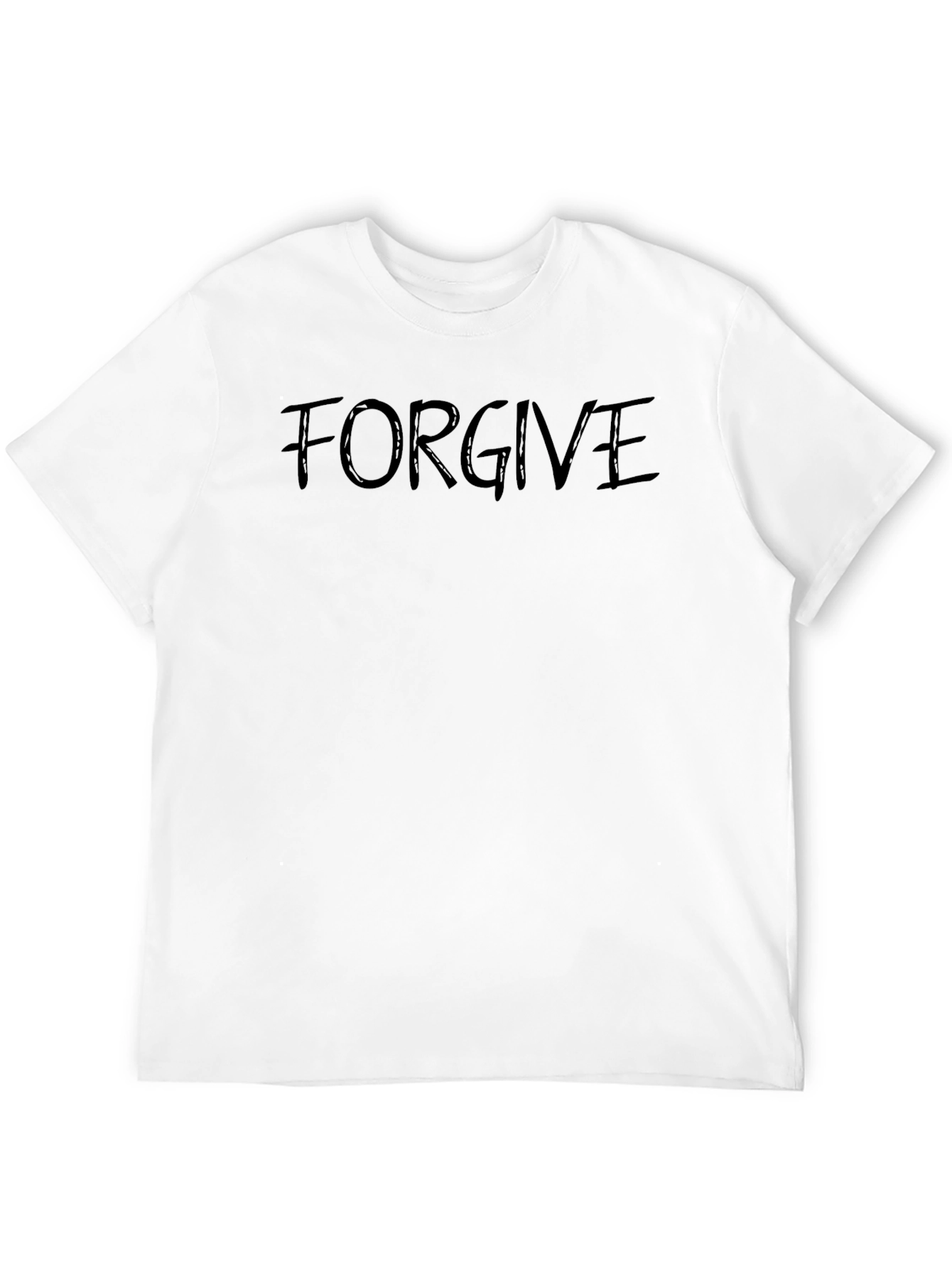 Forgive Graphic Tee - Stylish Black T-Shirt