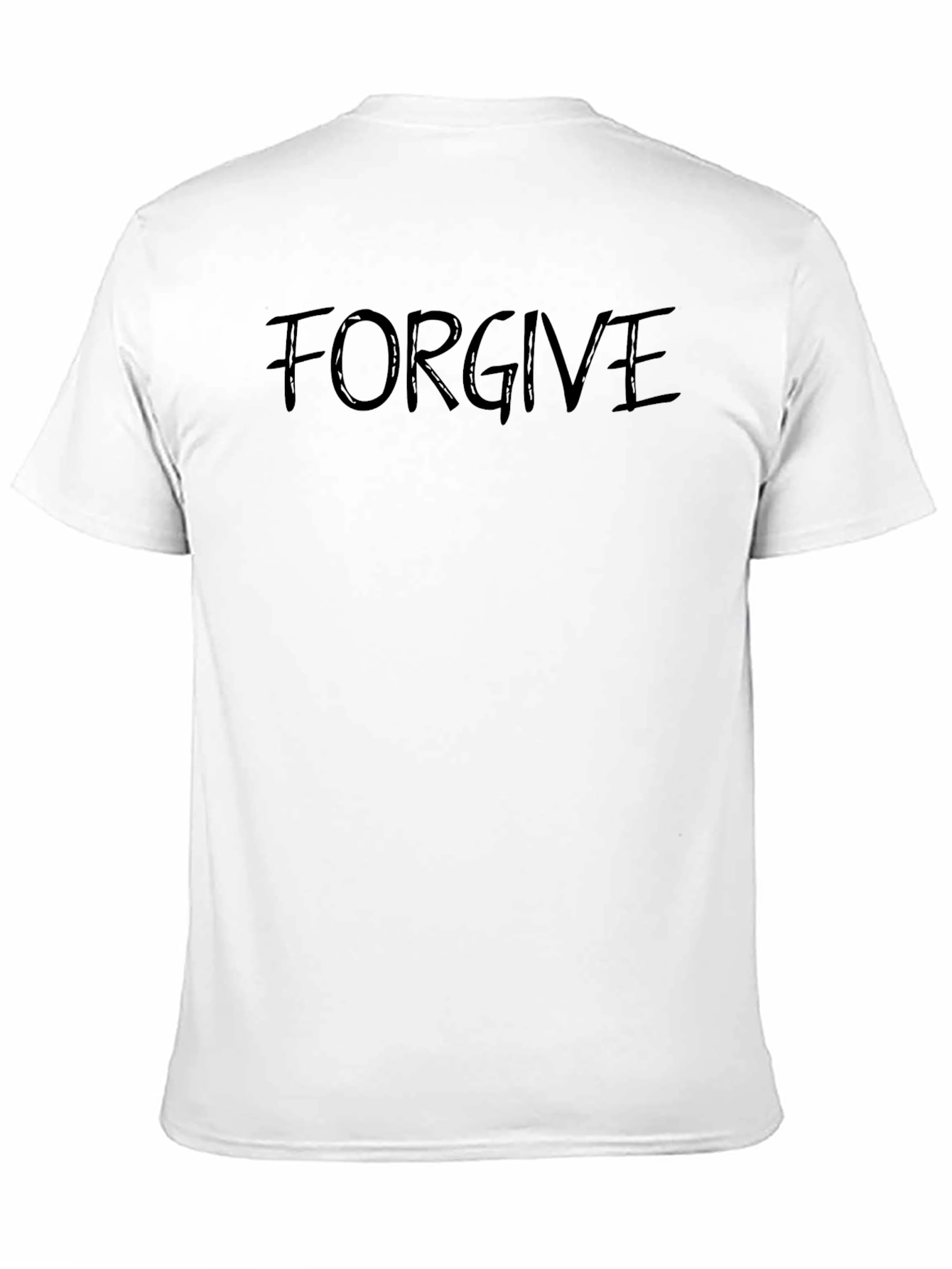 Forgive Graphic Tee - Stylish Black T-Shirt
