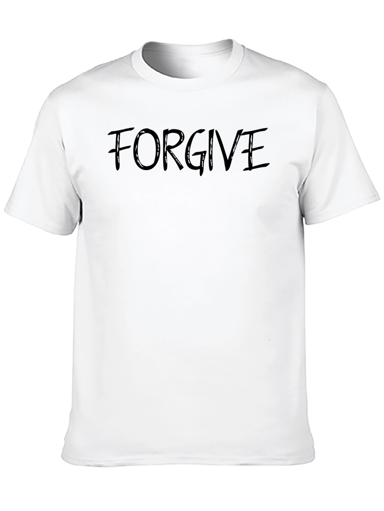 Forgive Graphic Tee - Stylish Black T-Shirt