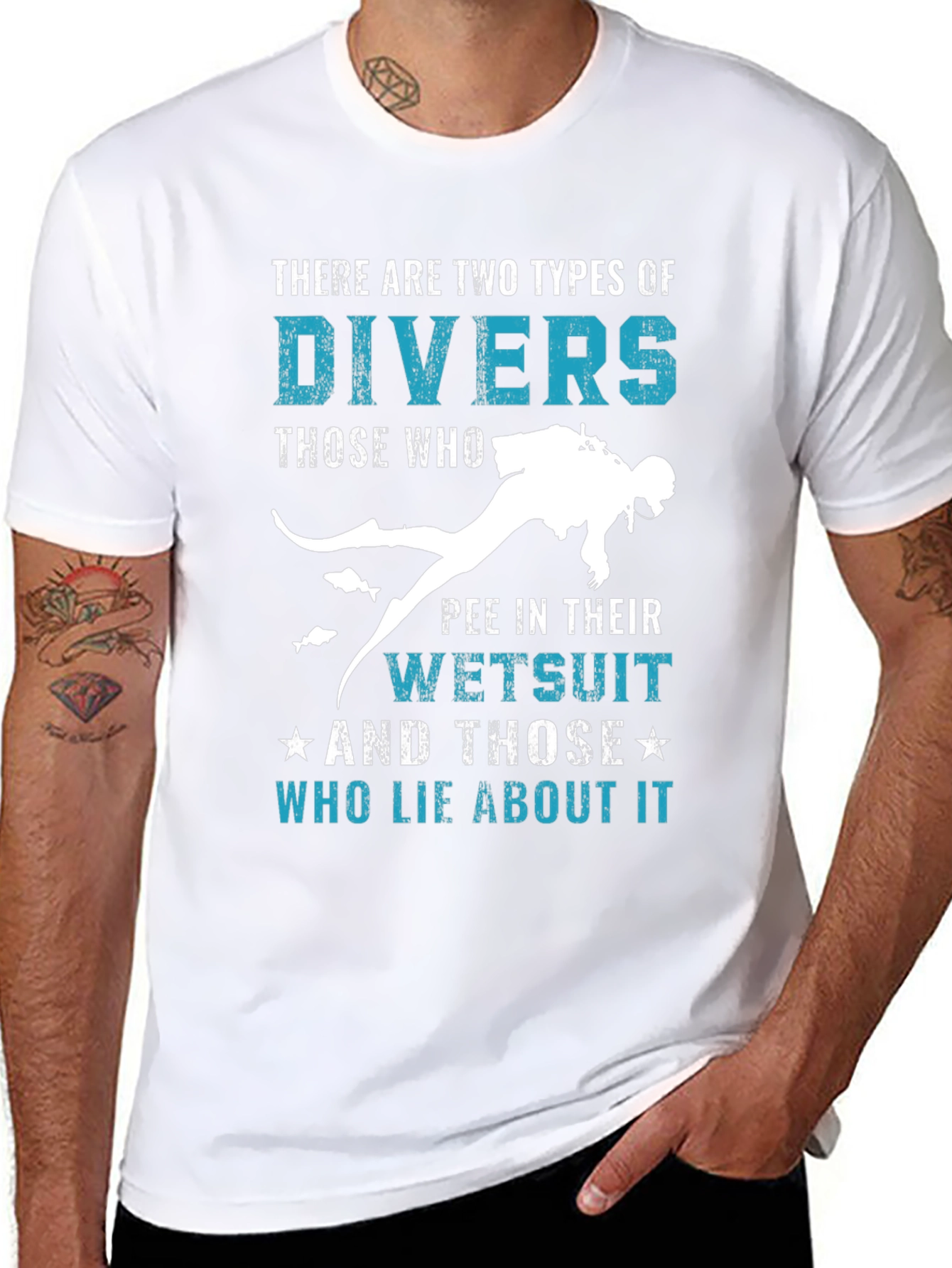 Funny Diver Wetsuit T-Shirt
