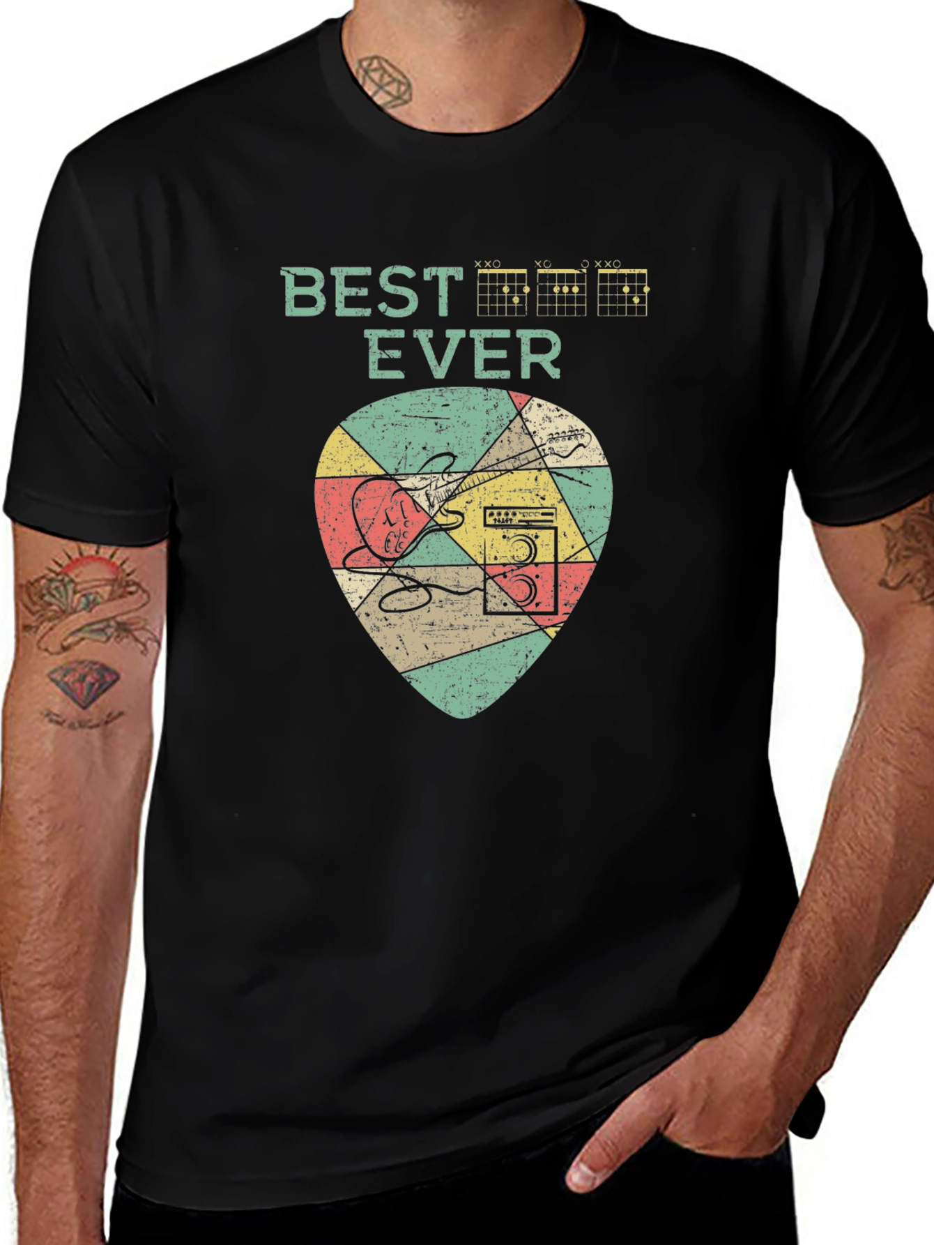 Best Ever Guitarist Graphic T-Shirt