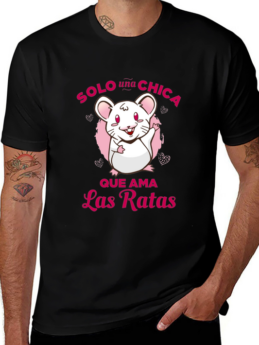 Cute Rat Lover T-Shirt - Solo Una Chica Que Ama Las Ratas