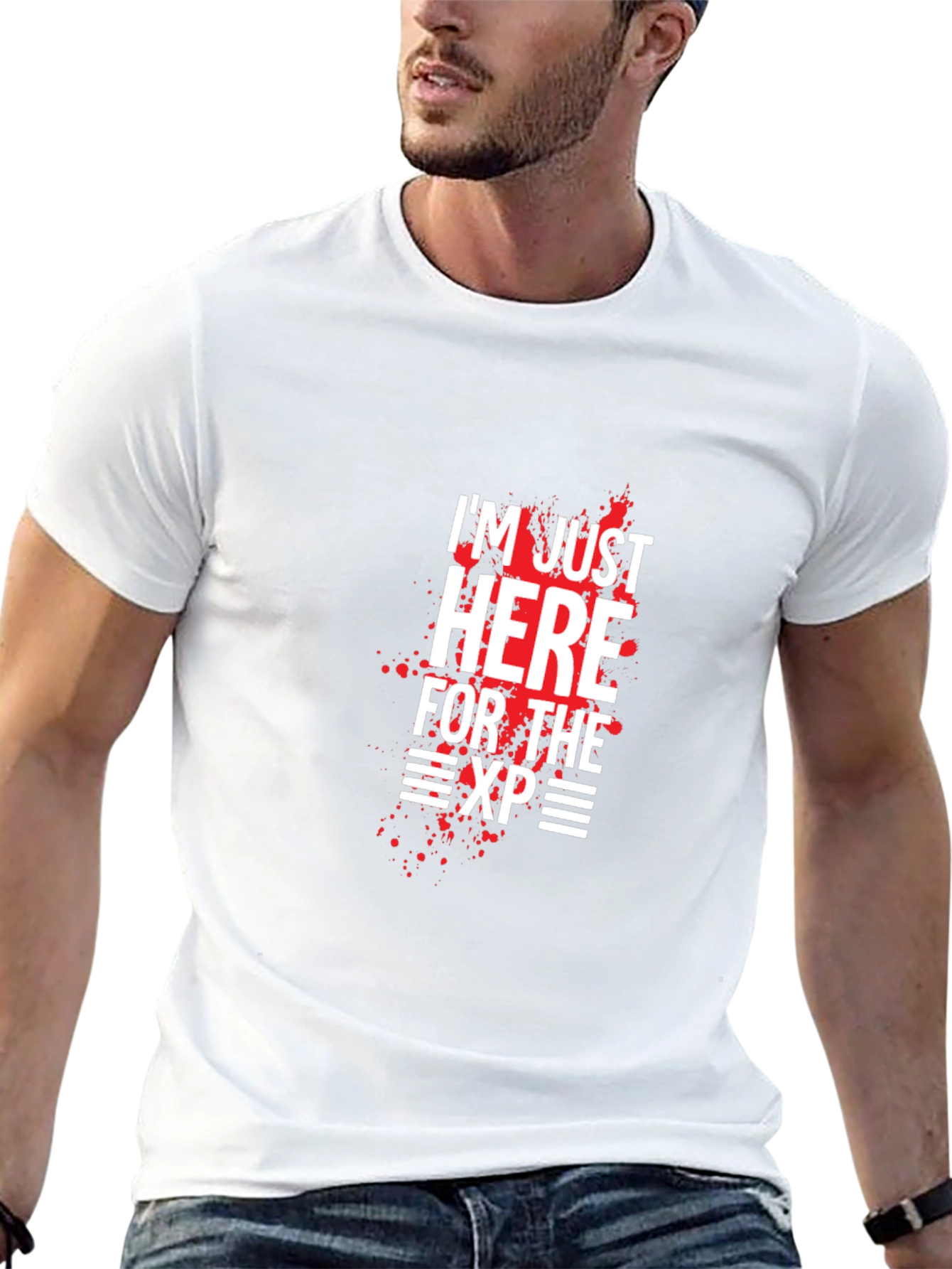 Im Just Here For the XP Graphic T-Shirt