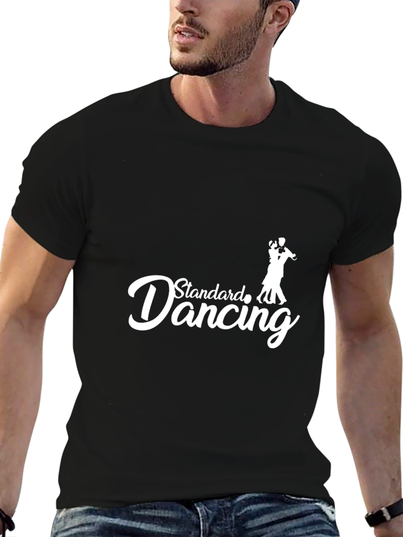 Standard Dancing Graphic Tee - Black