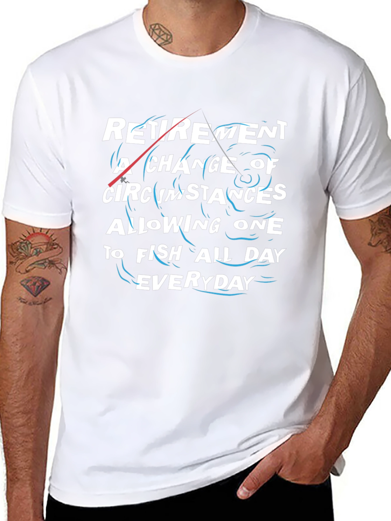 Retirement Fishing T-Shirt - Fish All Day Everyday
