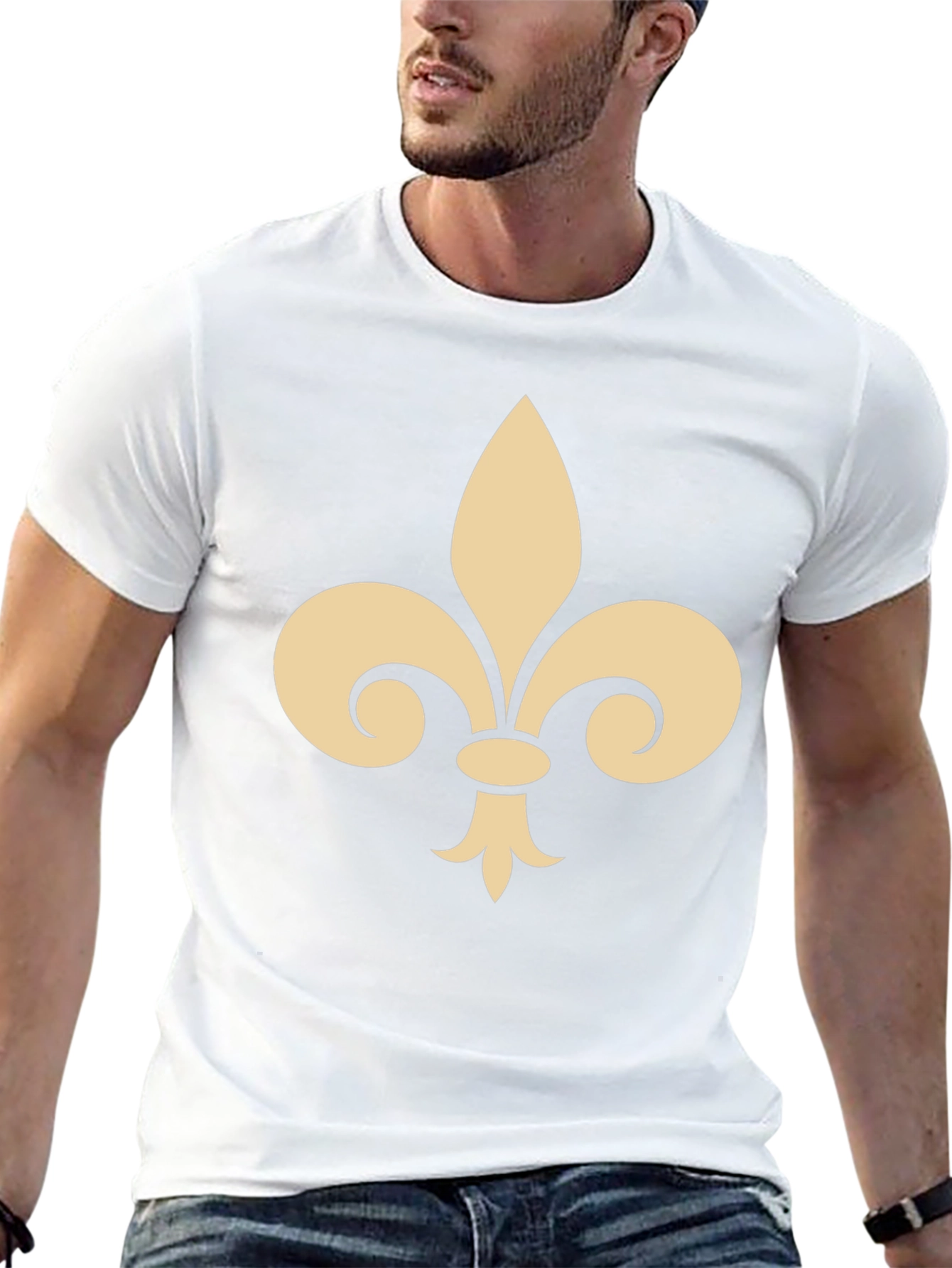Fleur-de-lis Graphic Black T-Shirt