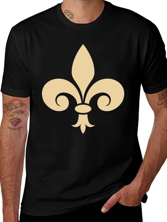 Fleur-de-lis Graphic Black T-Shirt