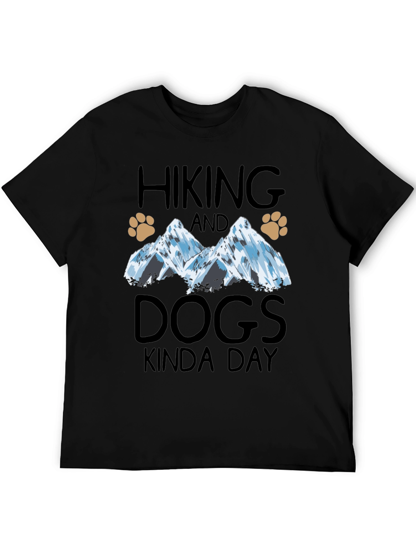 Hiking and Dogs Graphic T-Shirt