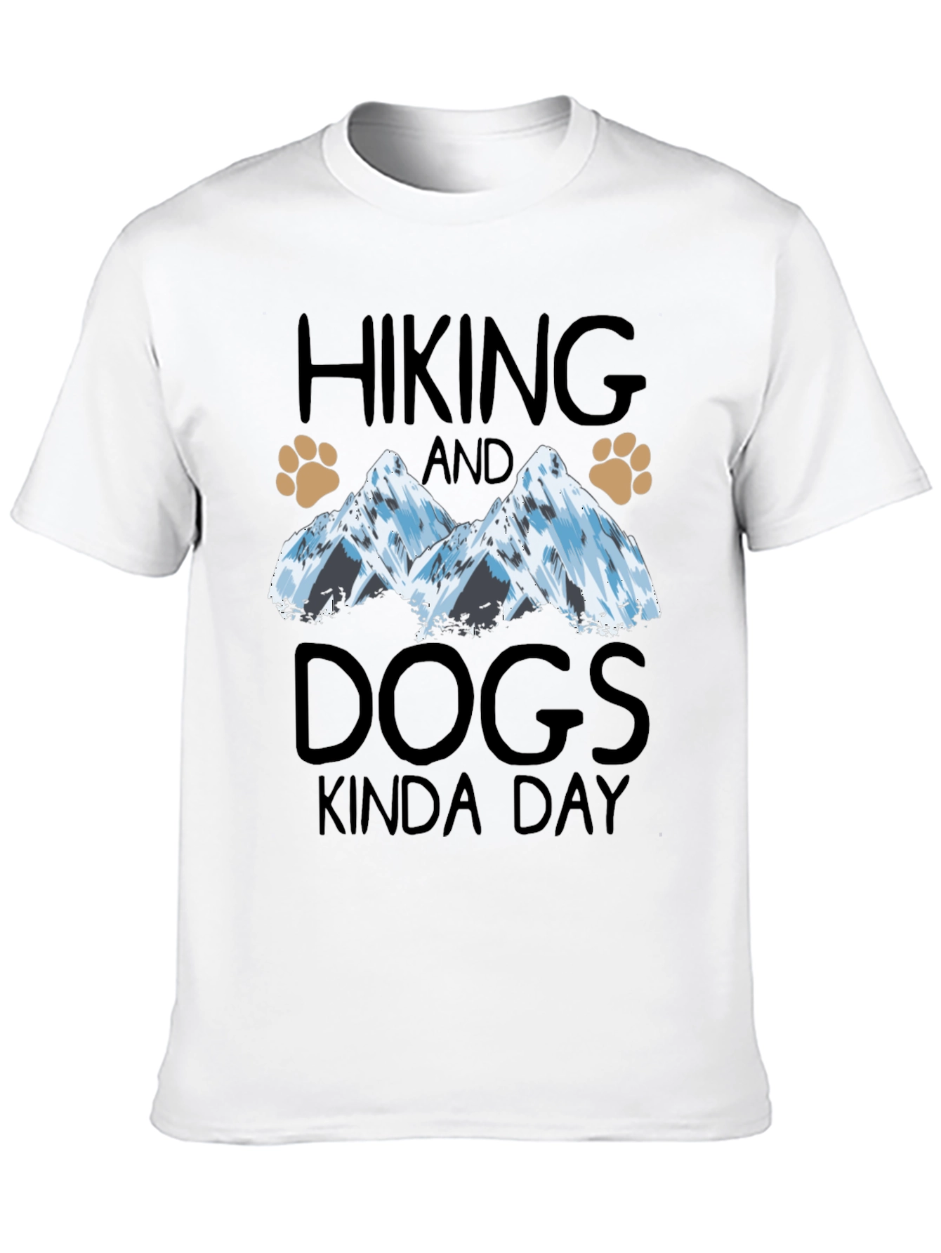 Hiking and Dogs Graphic T-Shirt