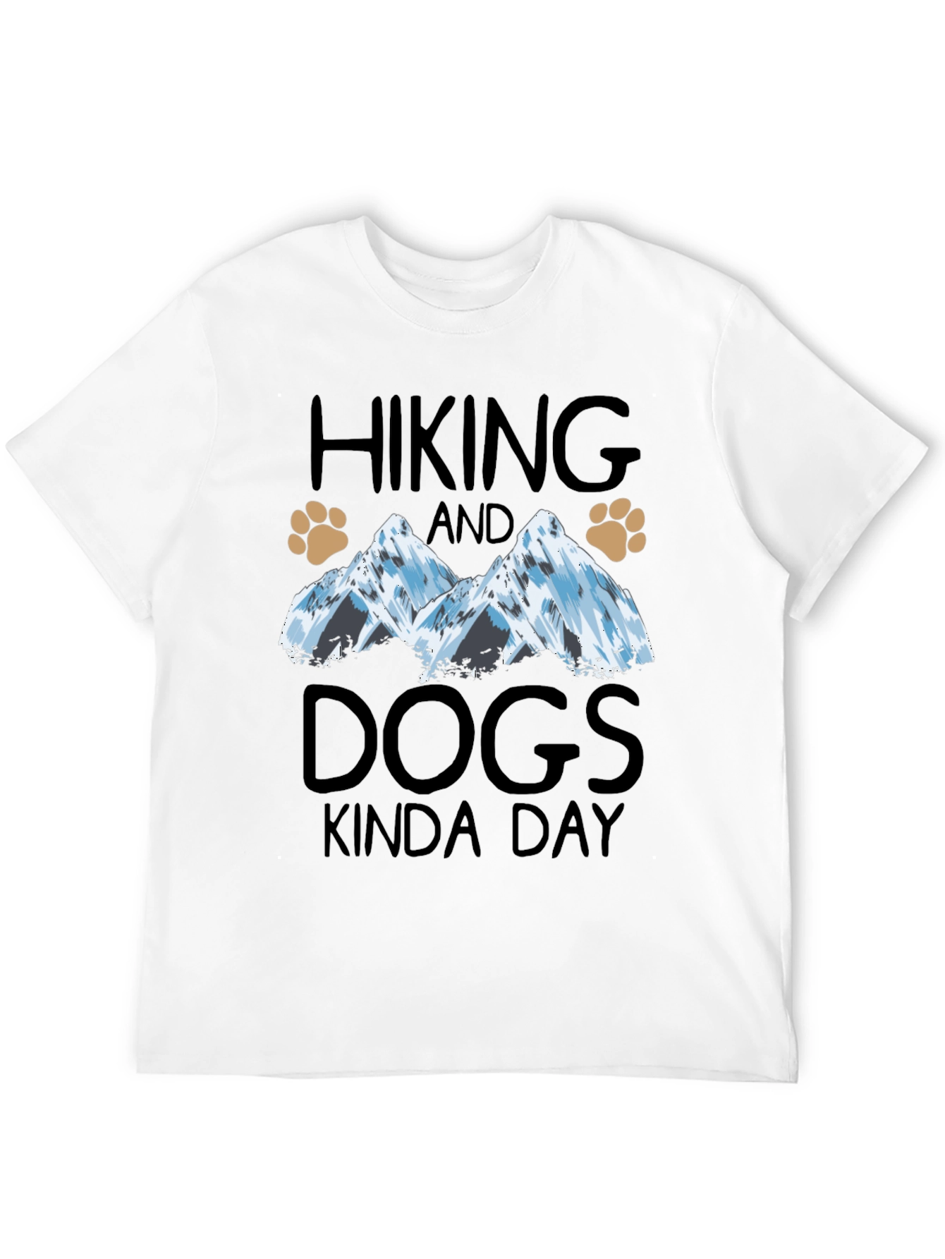 Hiking and Dogs Graphic T-Shirt