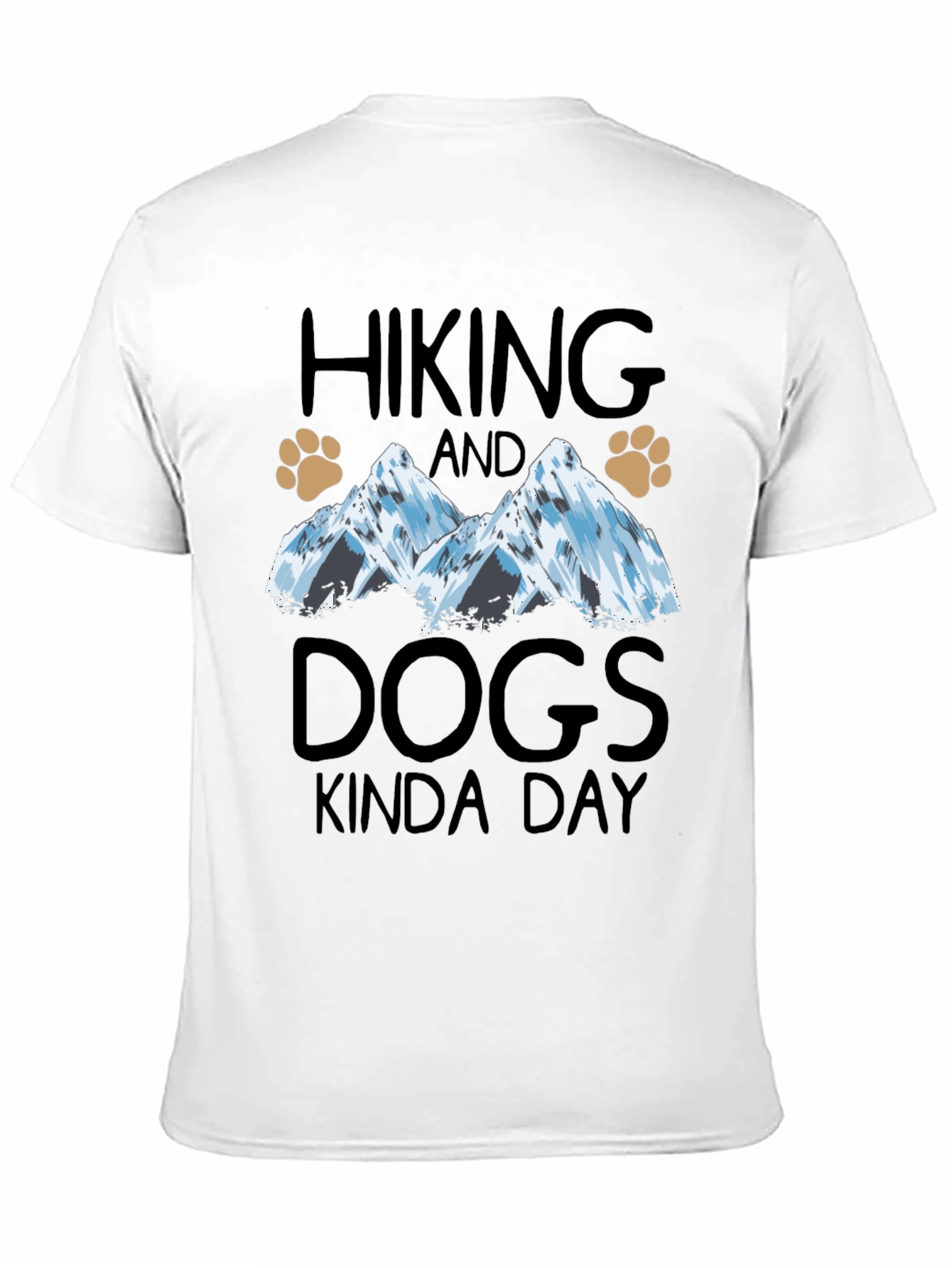 Hiking and Dogs Graphic T-Shirt