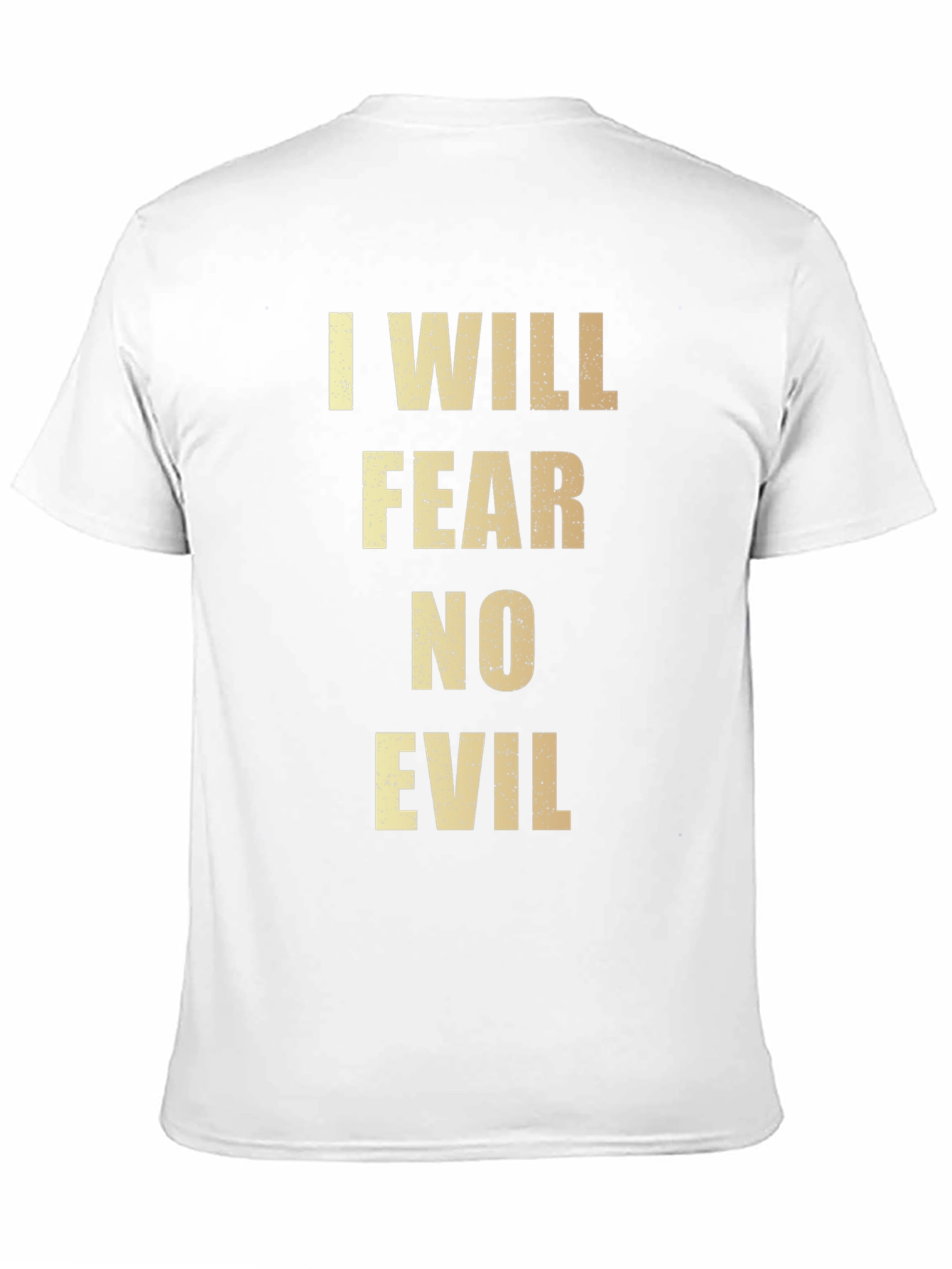 I Will Fear No Evil Black Graphic Tee