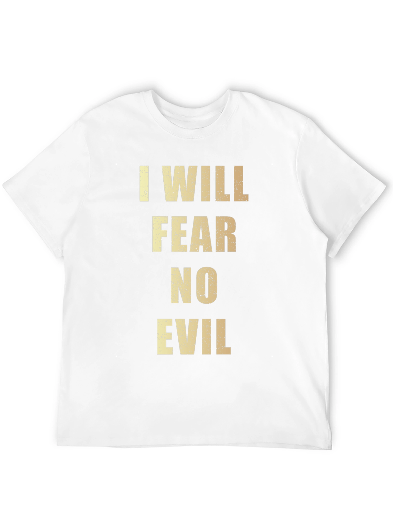 I Will Fear No Evil Black Graphic Tee