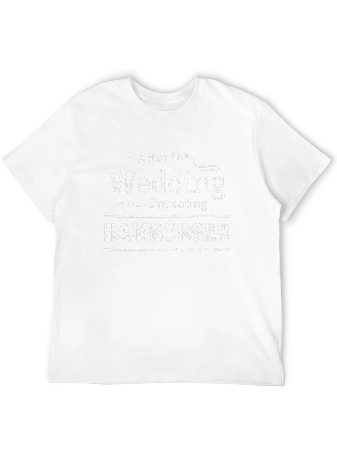 Wedding Hamburger T-Shirt - Post-Nuptial Feast!