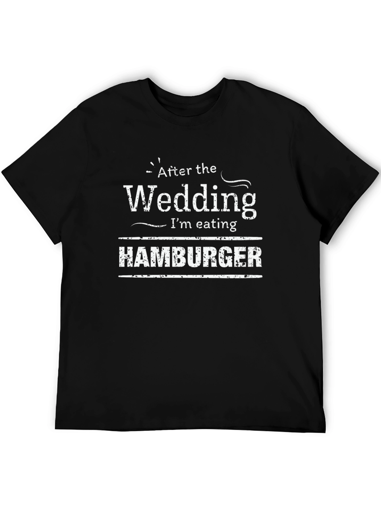 Wedding Hamburger T-Shirt - Post-Nuptial Feast!