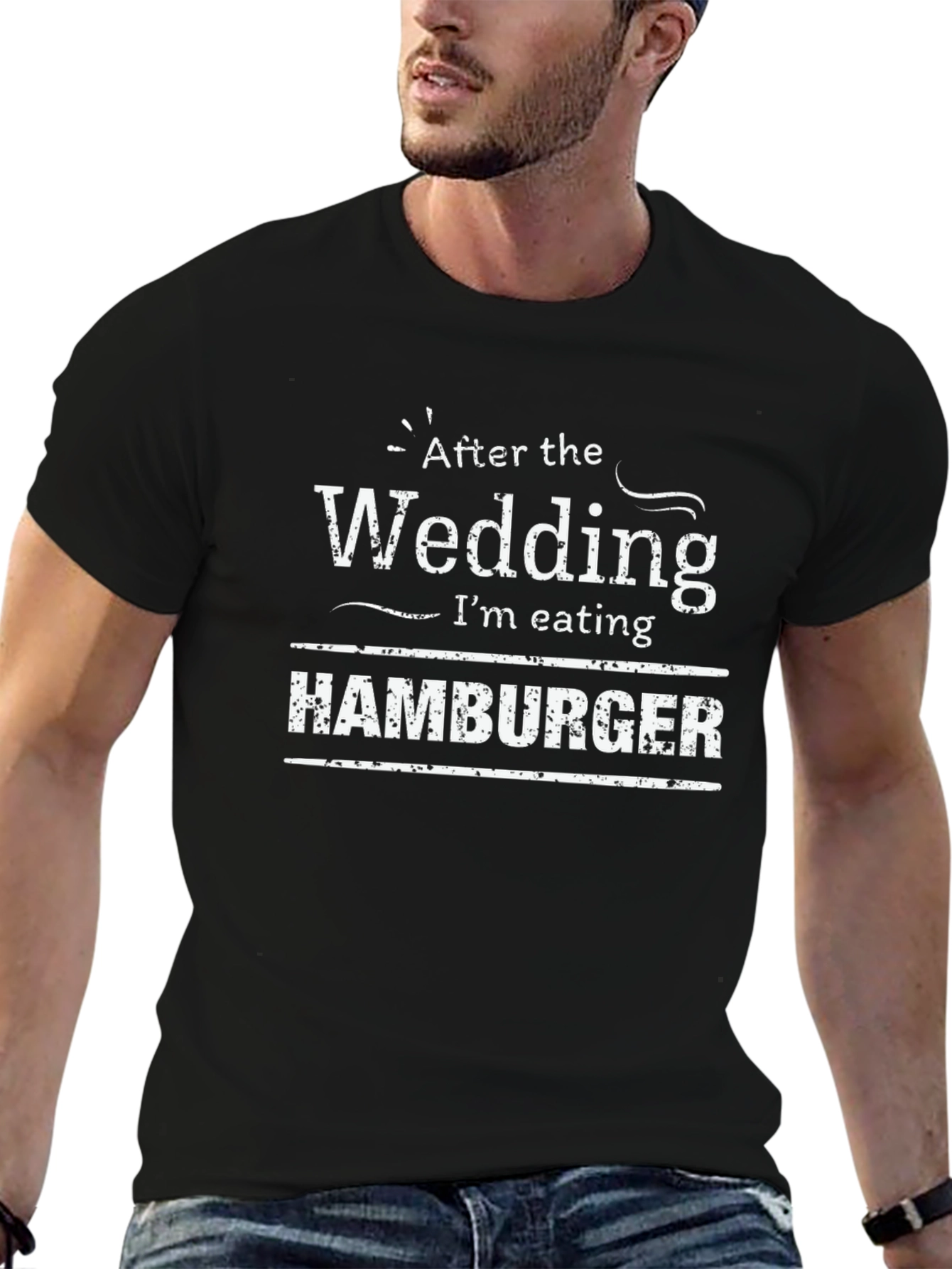 Wedding Hamburger T-Shirt - Post-Nuptial Feast!