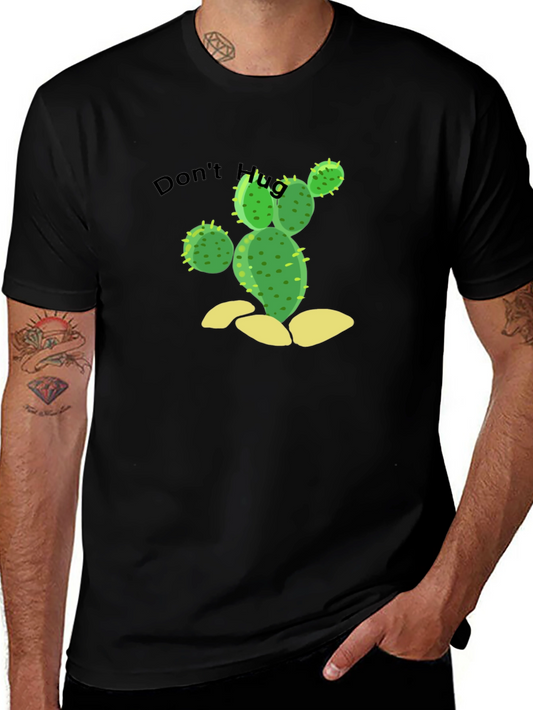 Dont Hug Me Cactus Graphic Tee - Soft Cotton Blend