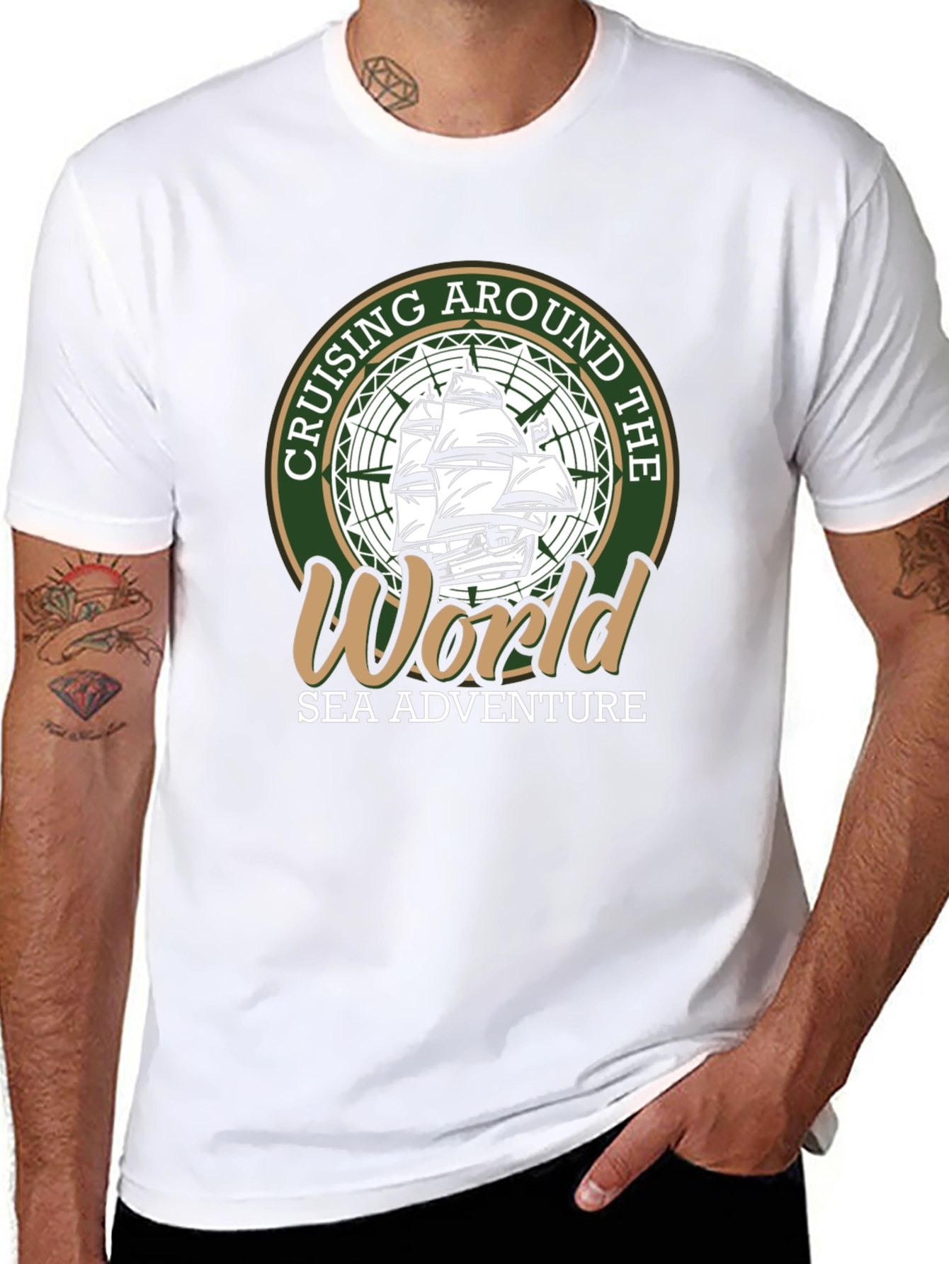 Cruising Around The World Sea Adventure T-Shirt