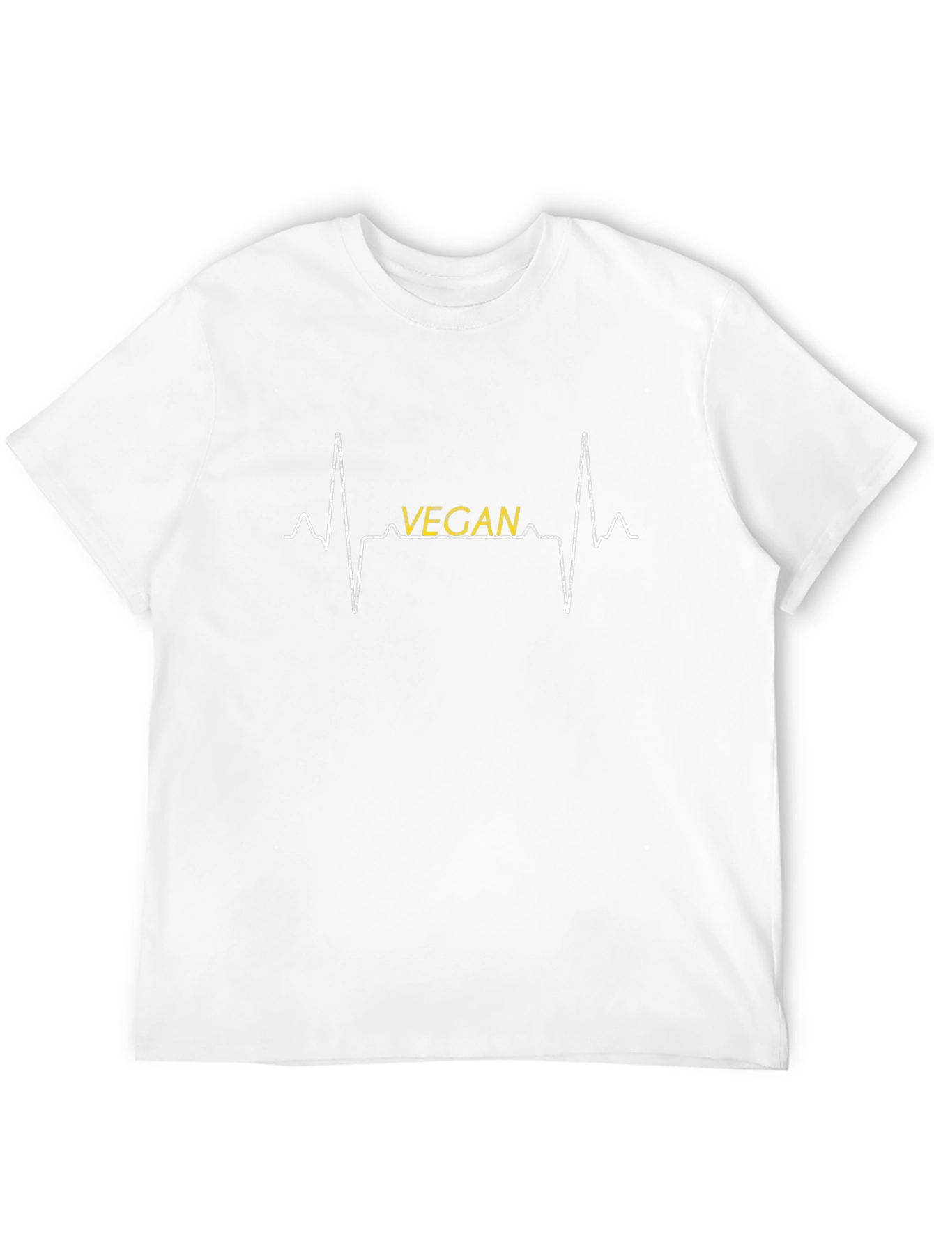 Vegan Heartbeat Graphic Tee - Stylish Vegan Apparel