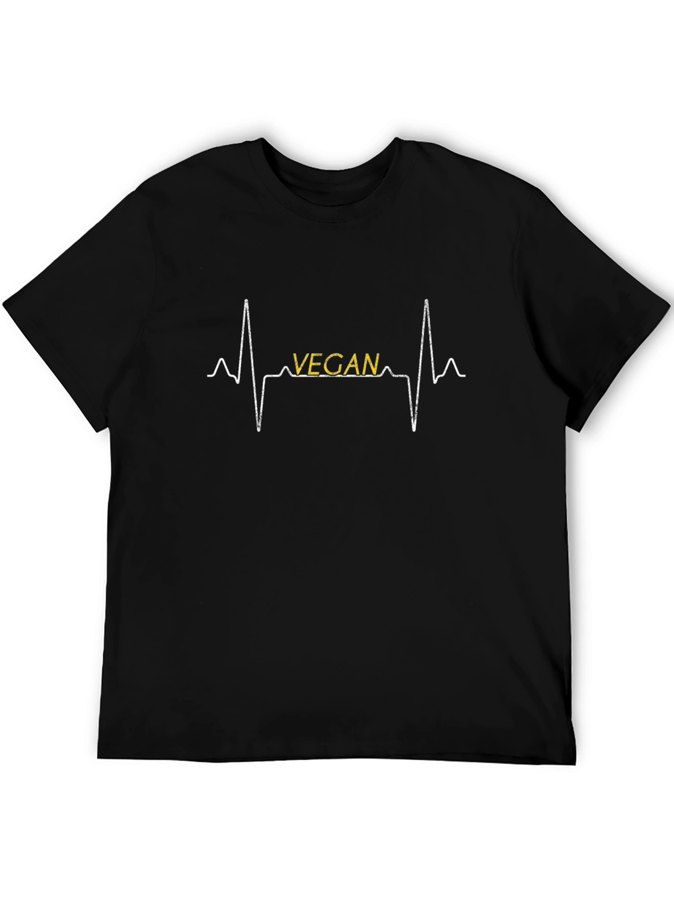 Vegan Heartbeat Graphic Tee - Stylish Vegan Apparel