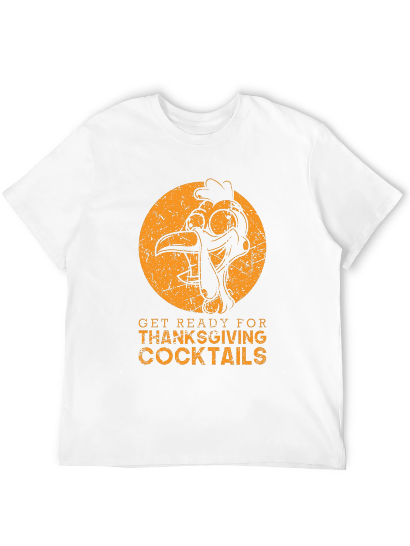 Thanksgiving Cocktails T-Shirt - Turkey Graphic Tee