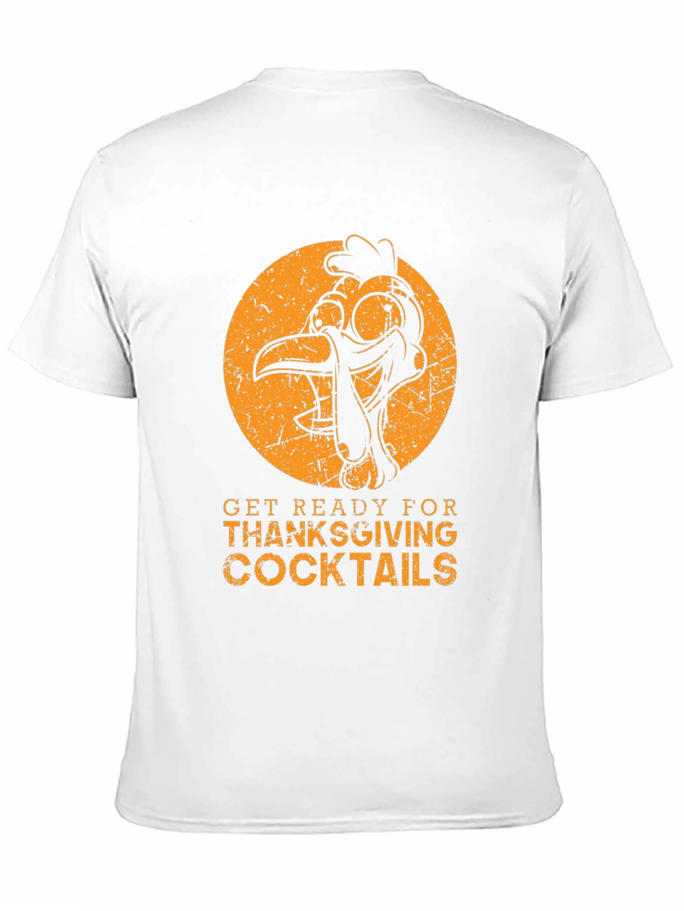 Thanksgiving Cocktails T-Shirt - Turkey Graphic Tee