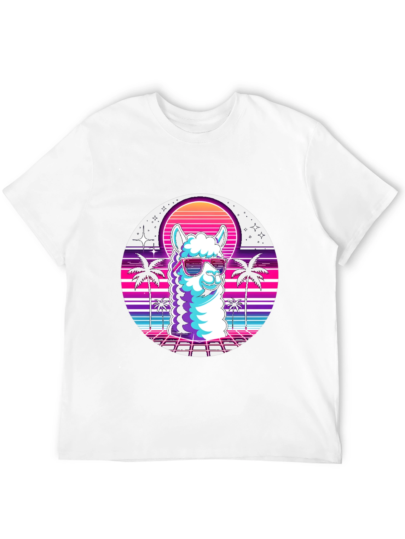 Retro Llama Graphic Tee