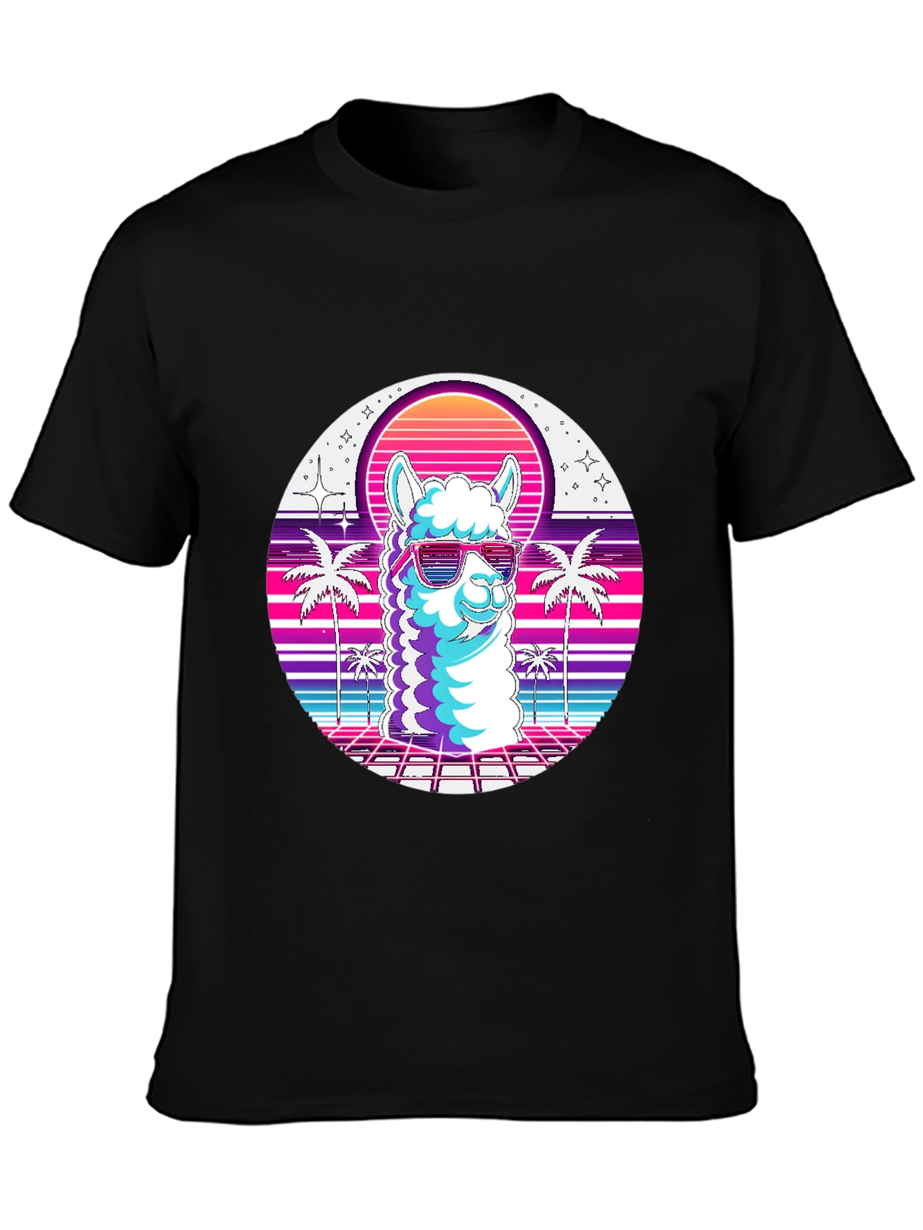 Retro Llama Graphic Tee