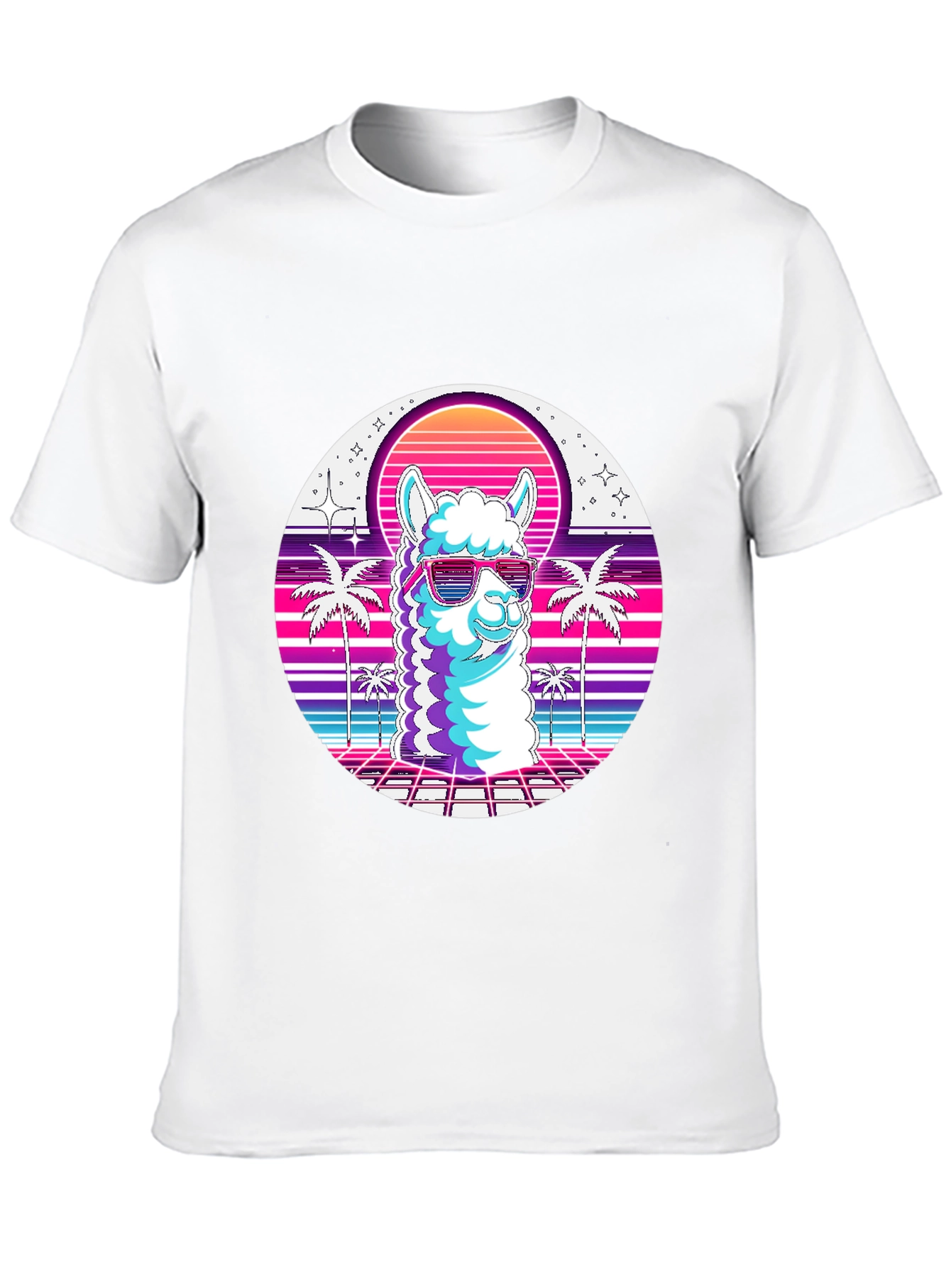 Retro Llama Graphic Tee