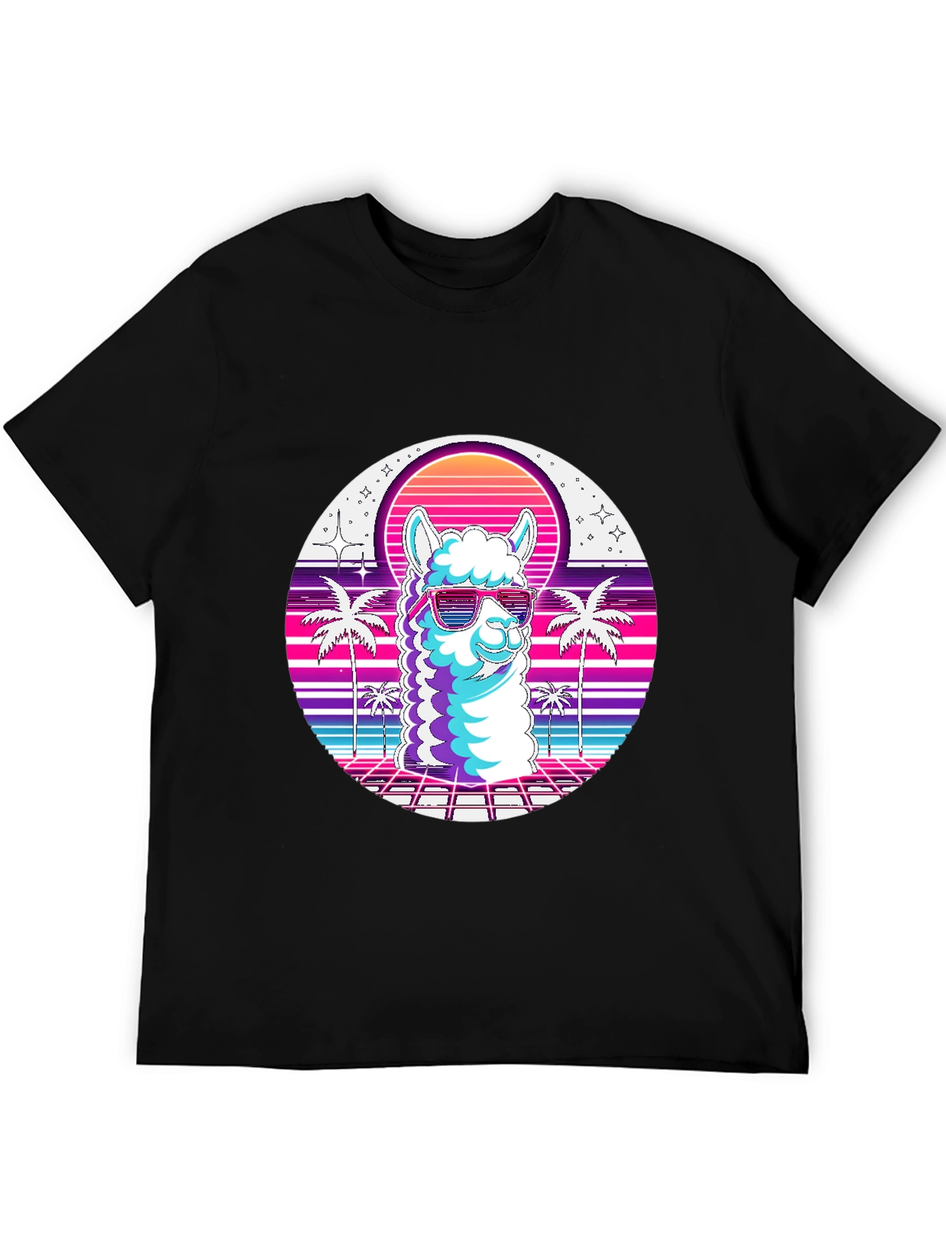 Retro Llama Graphic Tee