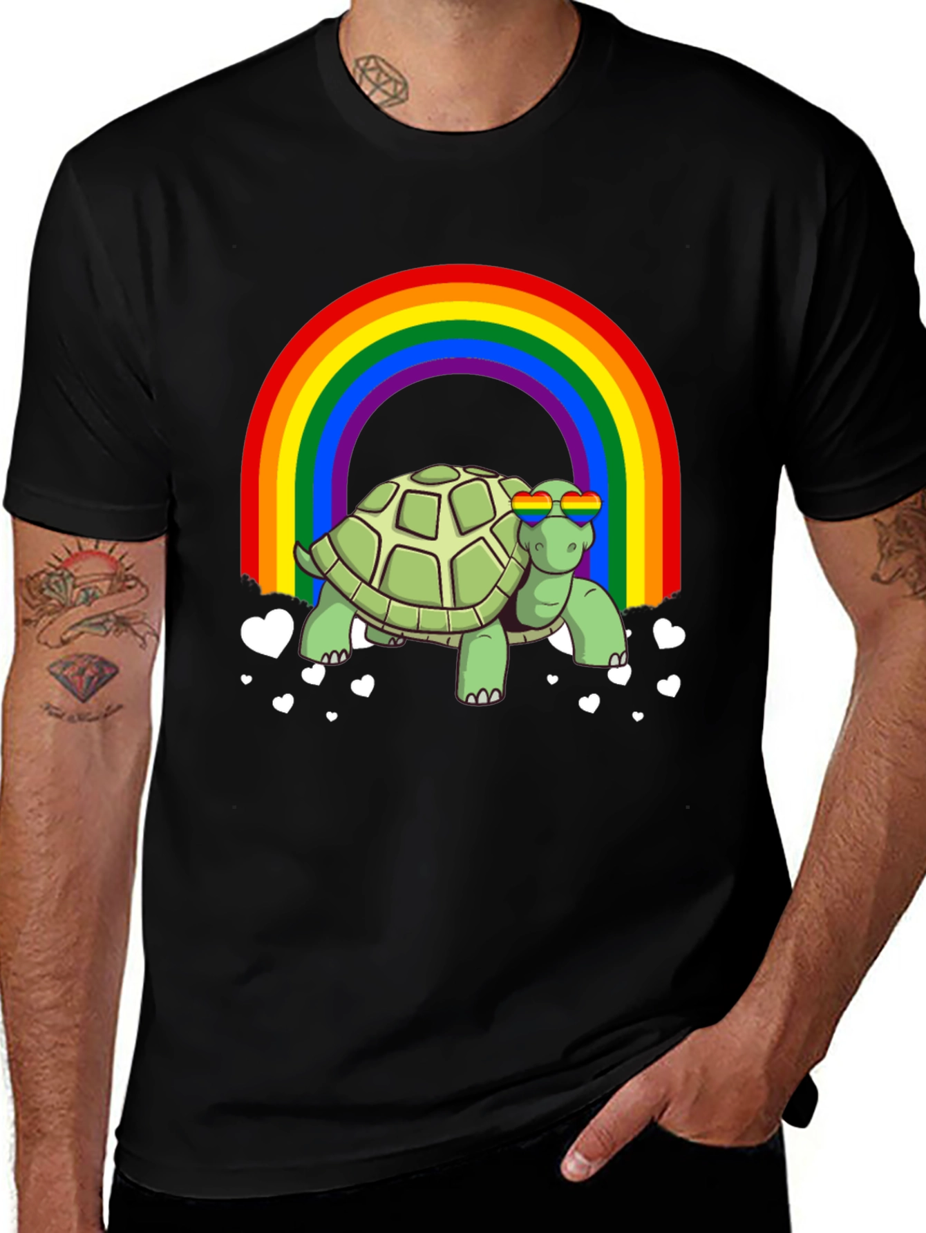 Rainbow Turtle Pride T-Shirt