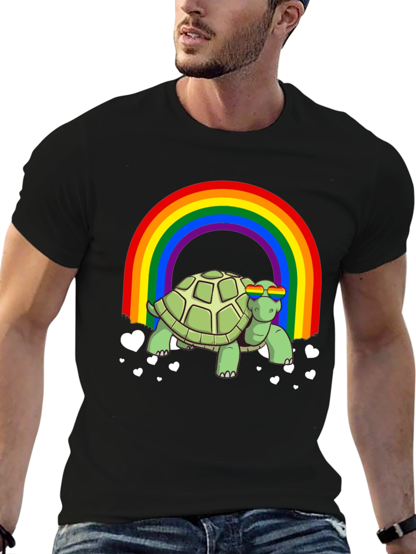 Rainbow Turtle Pride T-Shirt