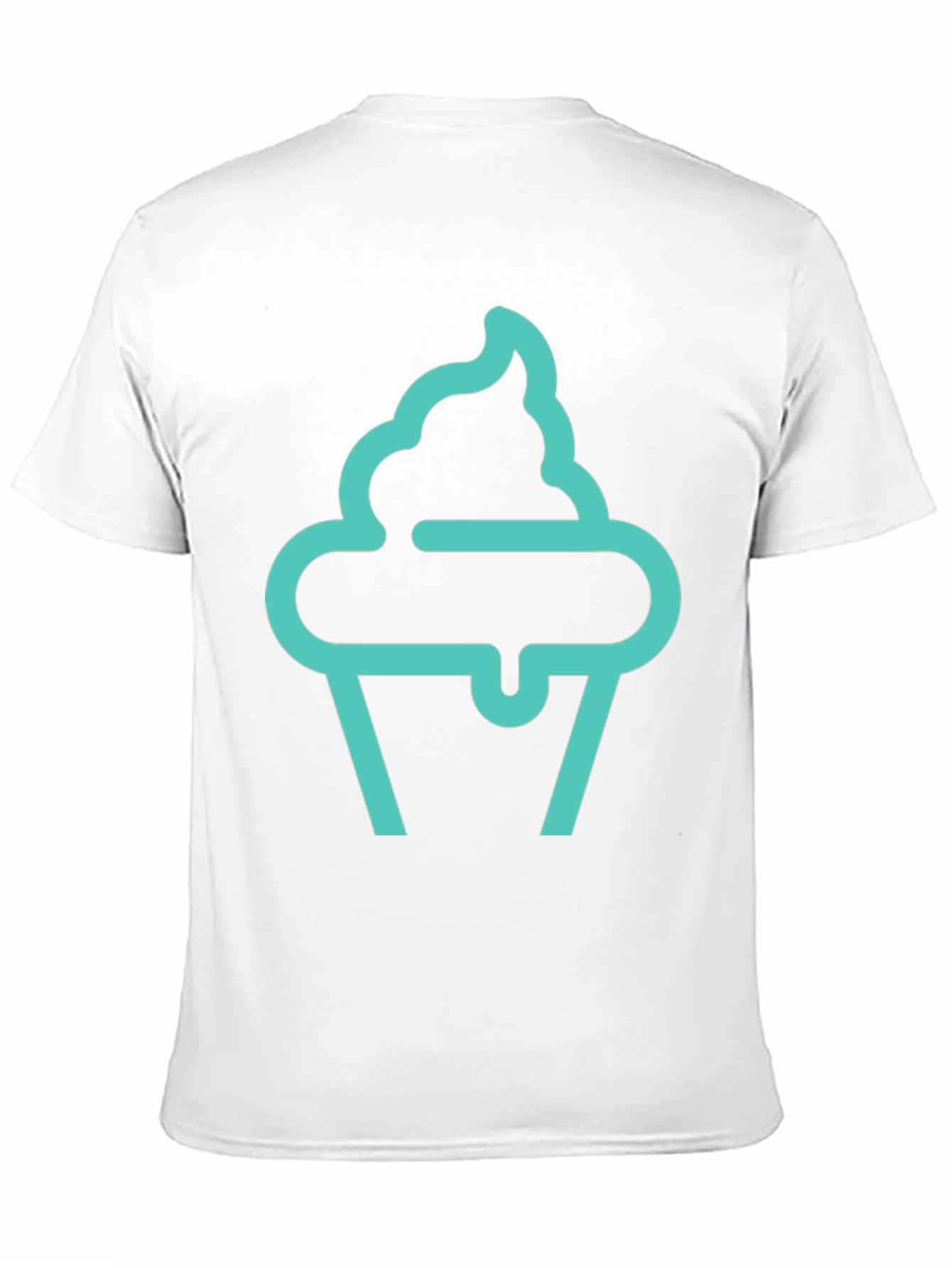 Cupcake Graphic Tee - Black Cotton Comfort