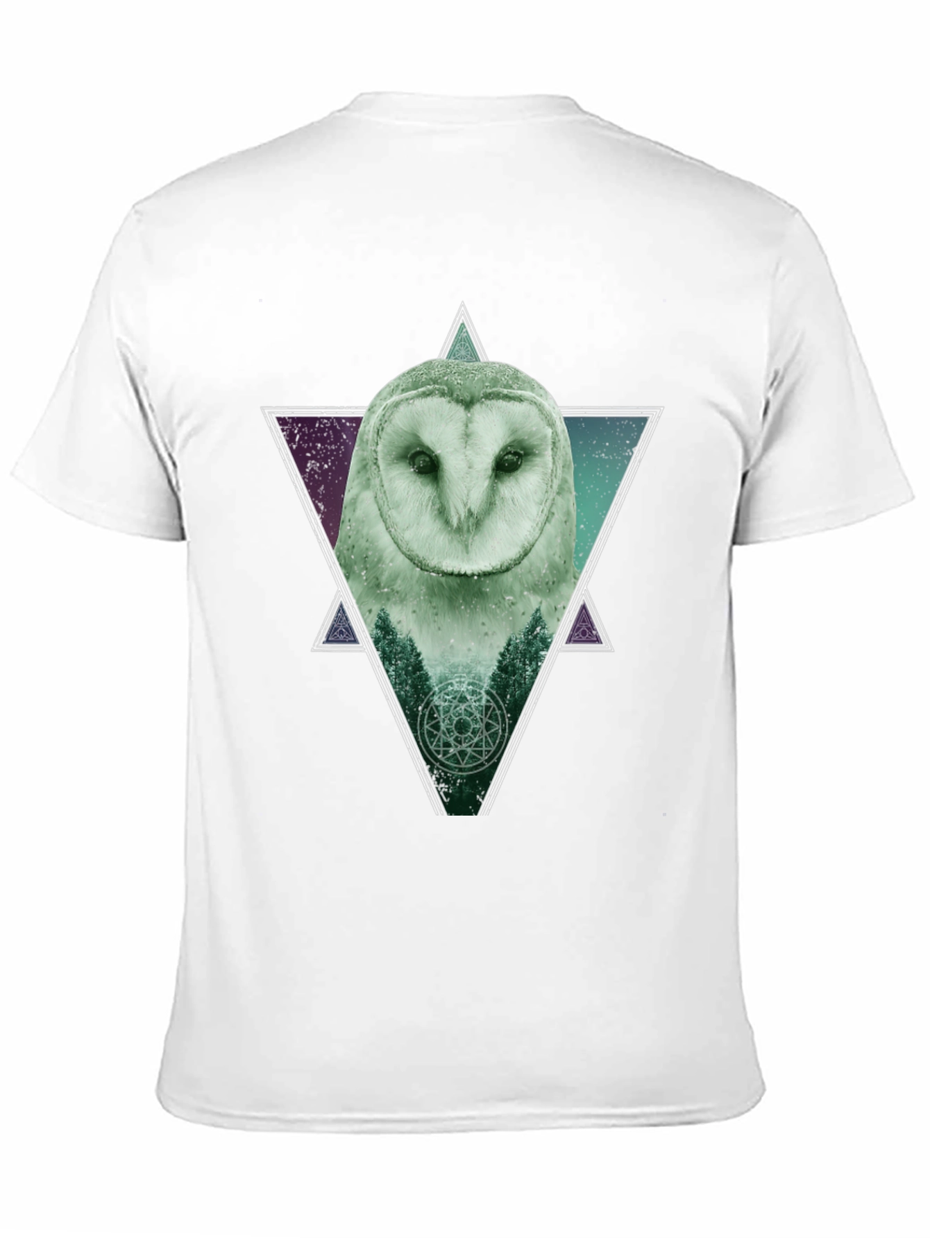 Owl Graphic T-Shirt - Mens Black Tee