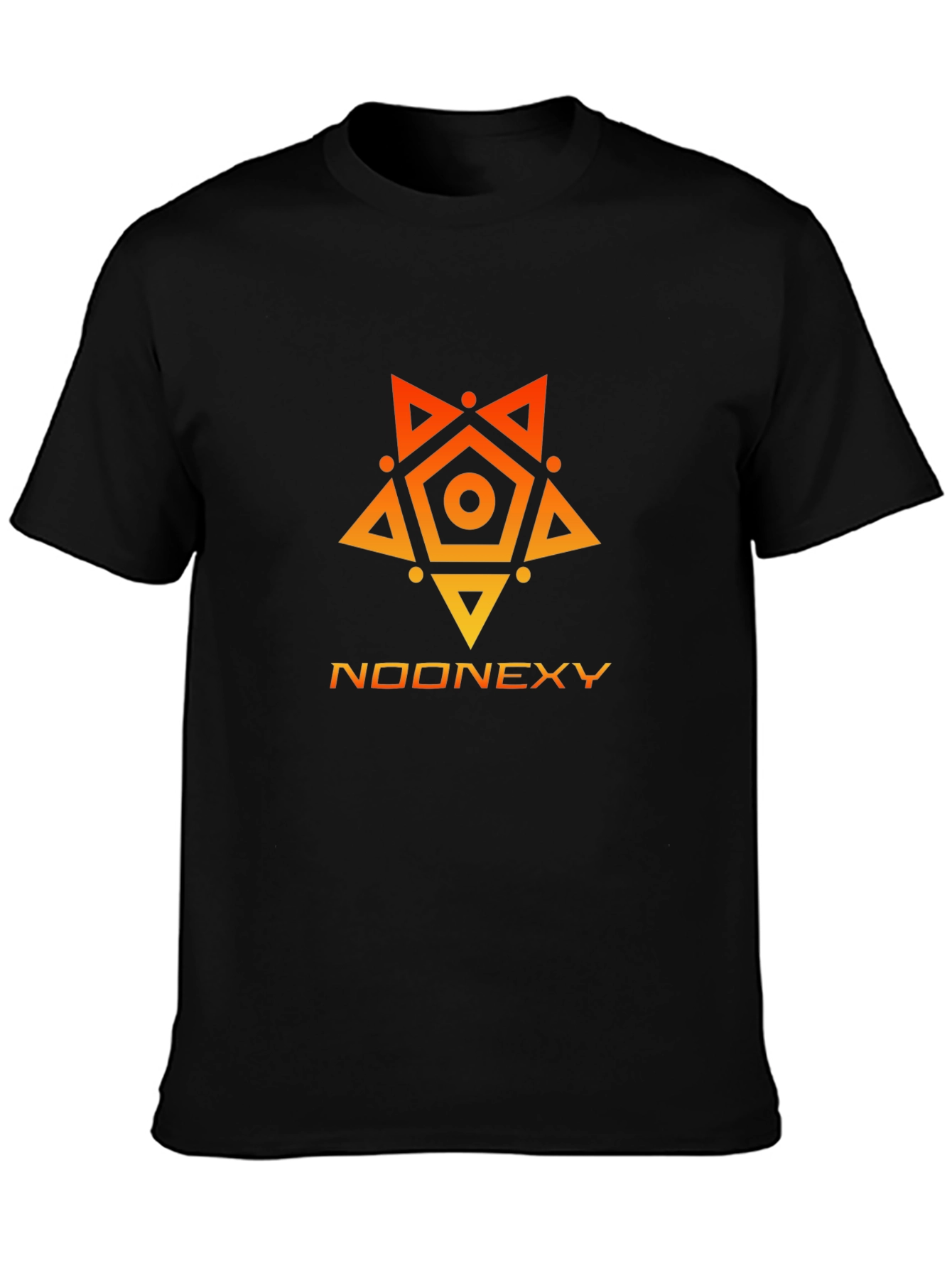 Geometric Graphic Print T-Shirt - Noonexy
