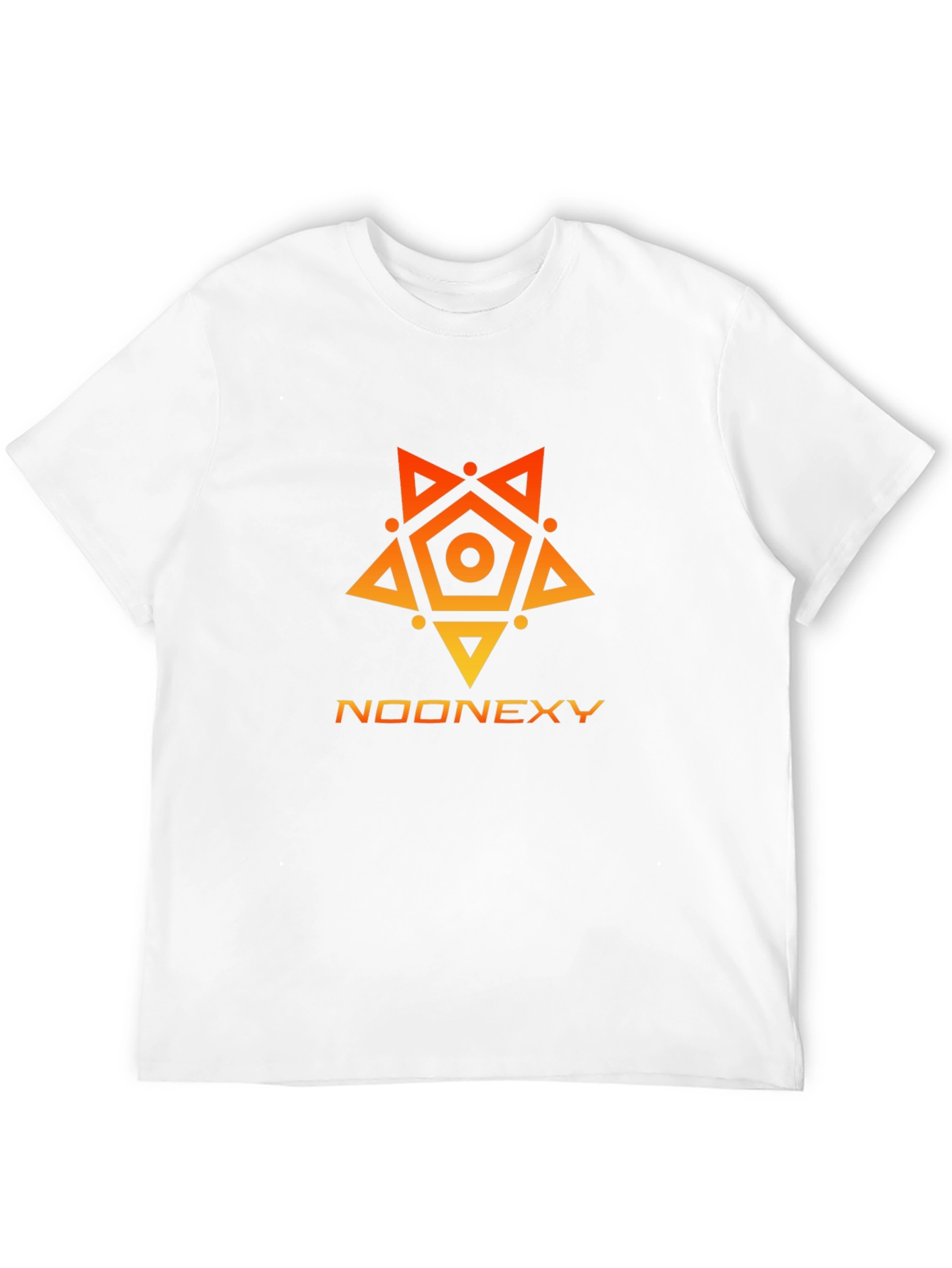 Geometric Graphic Print T-Shirt - Noonexy